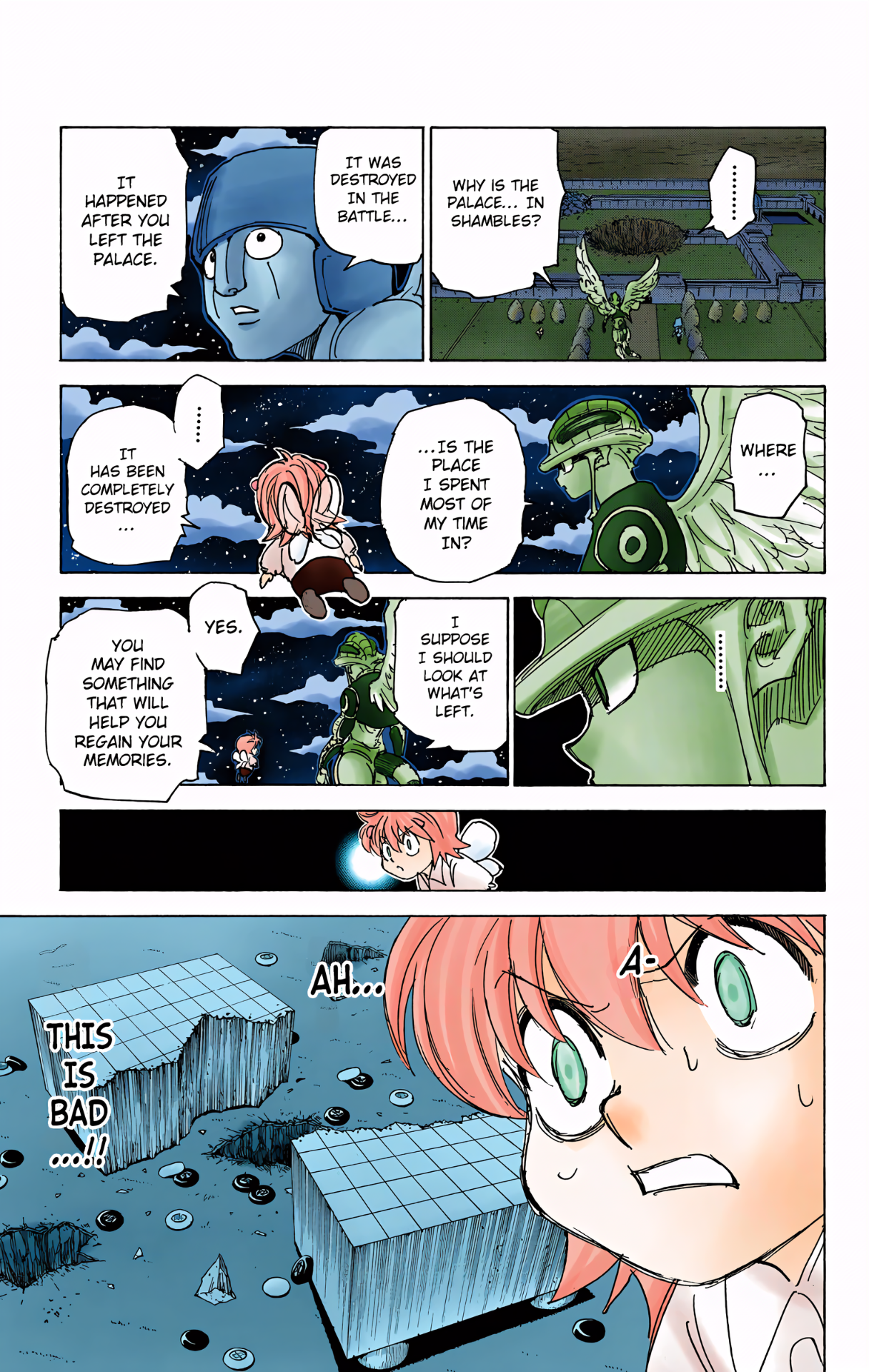 Halaman dari HUNTER x HUNTER (Official Colored) Chapter 303