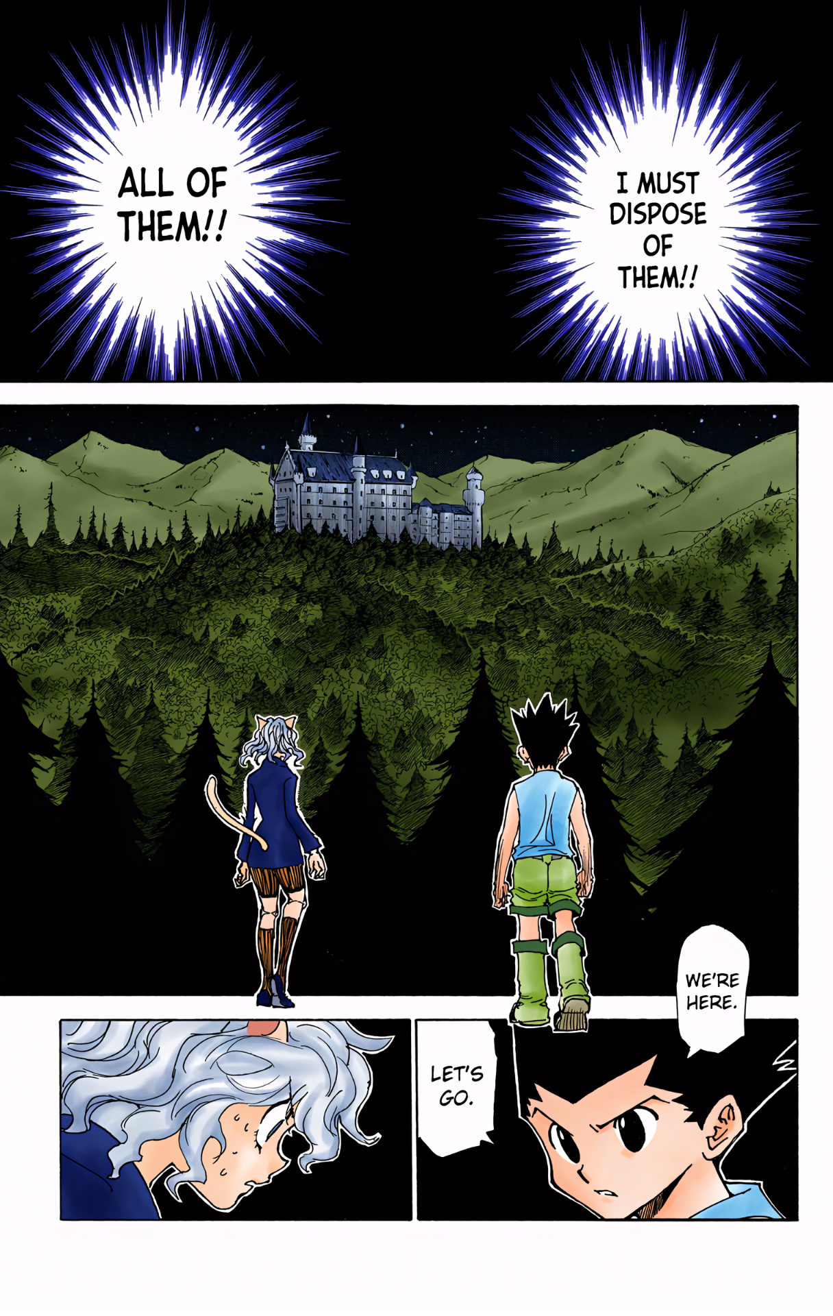 Halaman dari HUNTER x HUNTER (Official Colored) Chapter 303