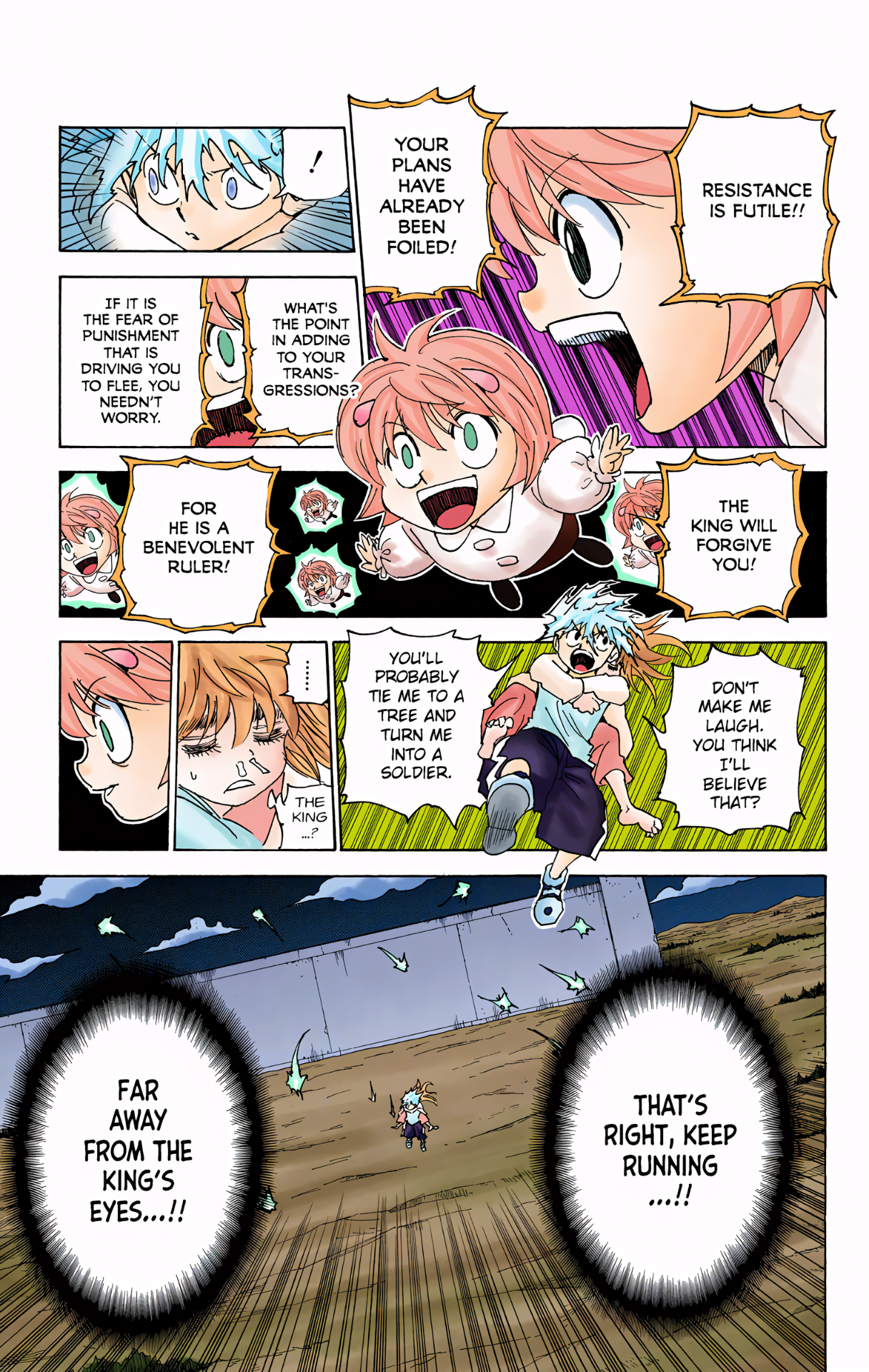 Halaman dari HUNTER x HUNTER (Official Colored) Chapter 303