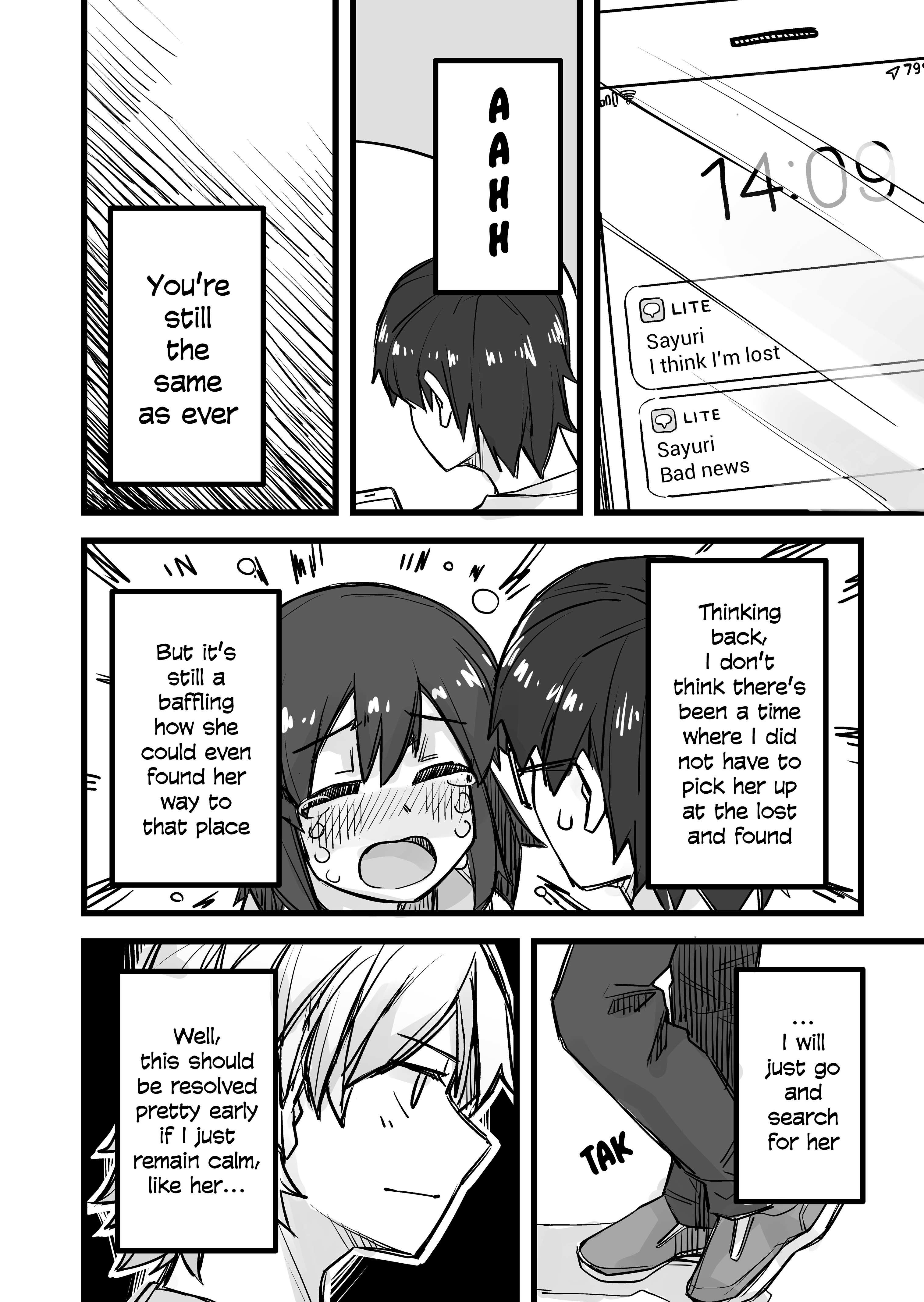 Halaman dari Ikemen Joshi to Josou Danshi Chapter 22