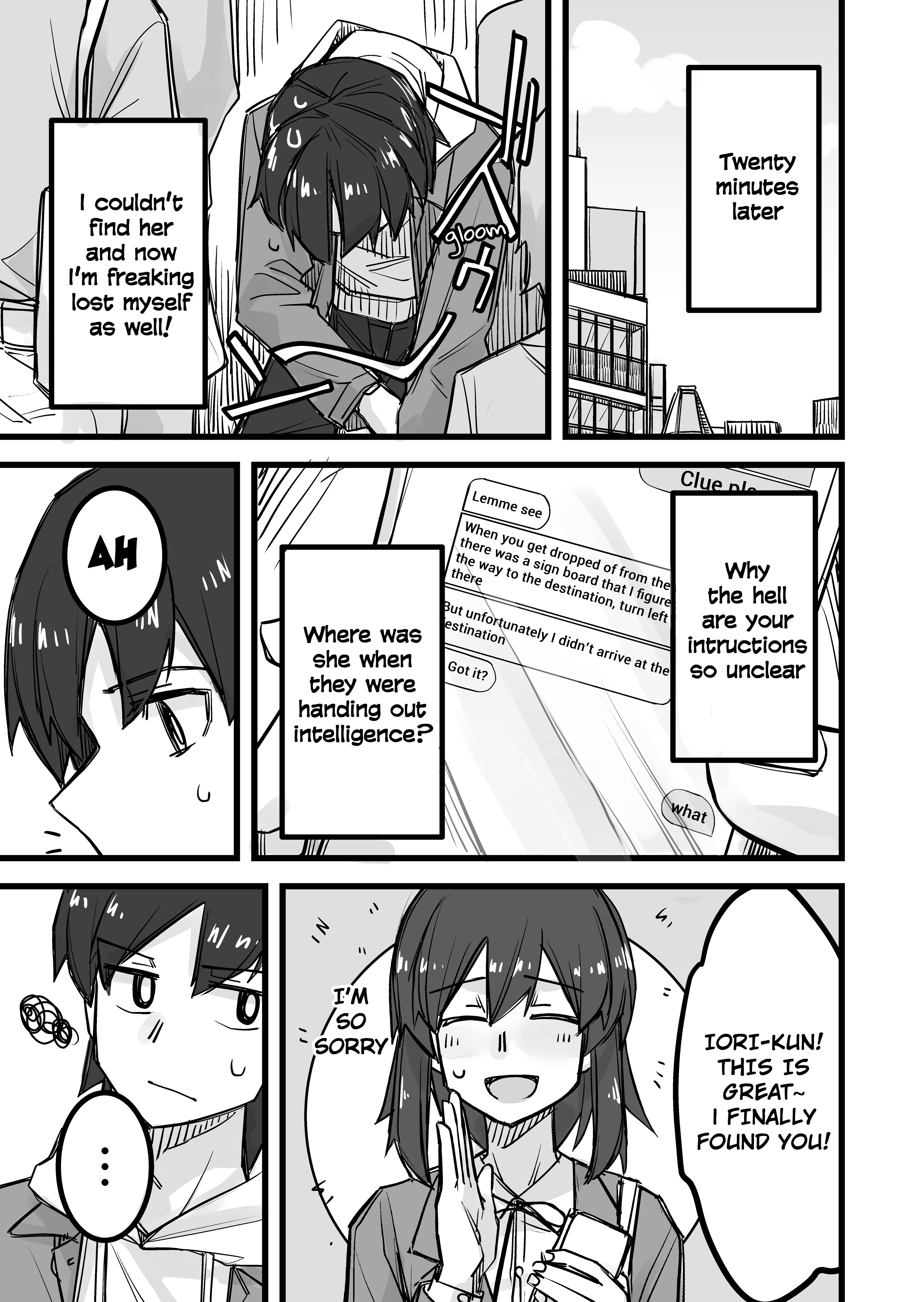 Halaman dari Ikemen Joshi to Josou Danshi Chapter 22