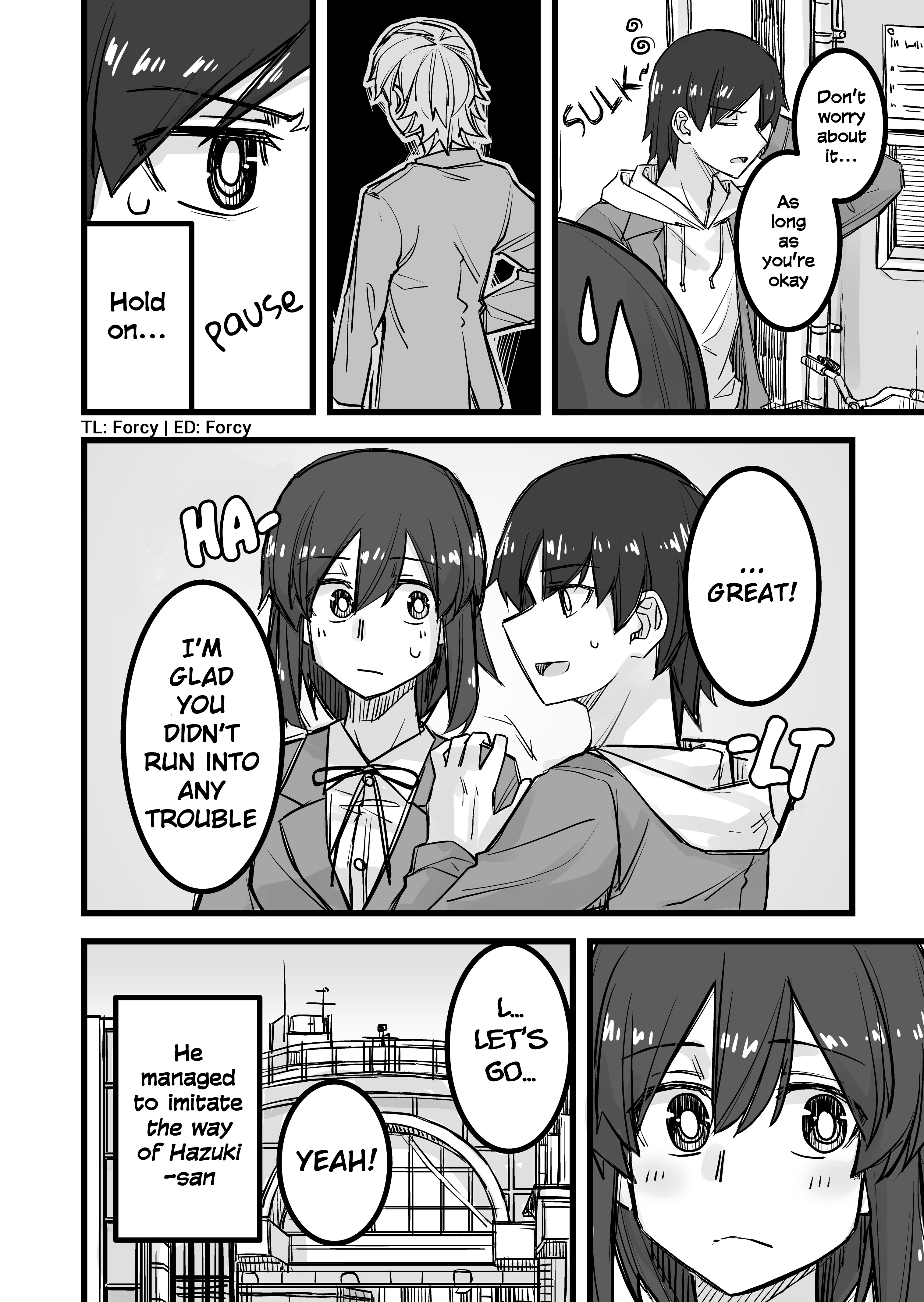 Halaman dari Ikemen Joshi to Josou Danshi Chapter 22