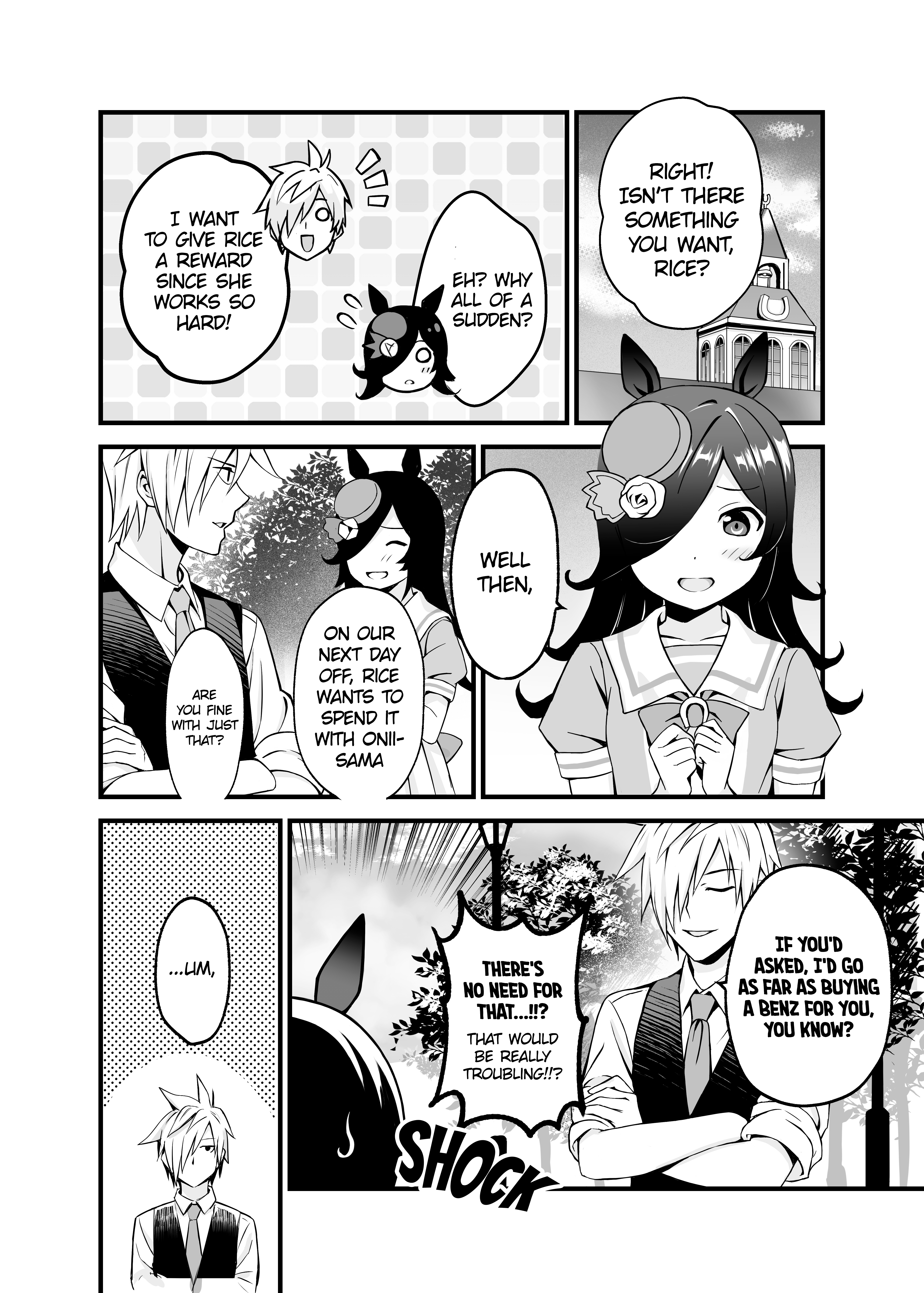 Rice ga Musume de Trainer ga Jishou Chichioya Chapter 1 Page 6
