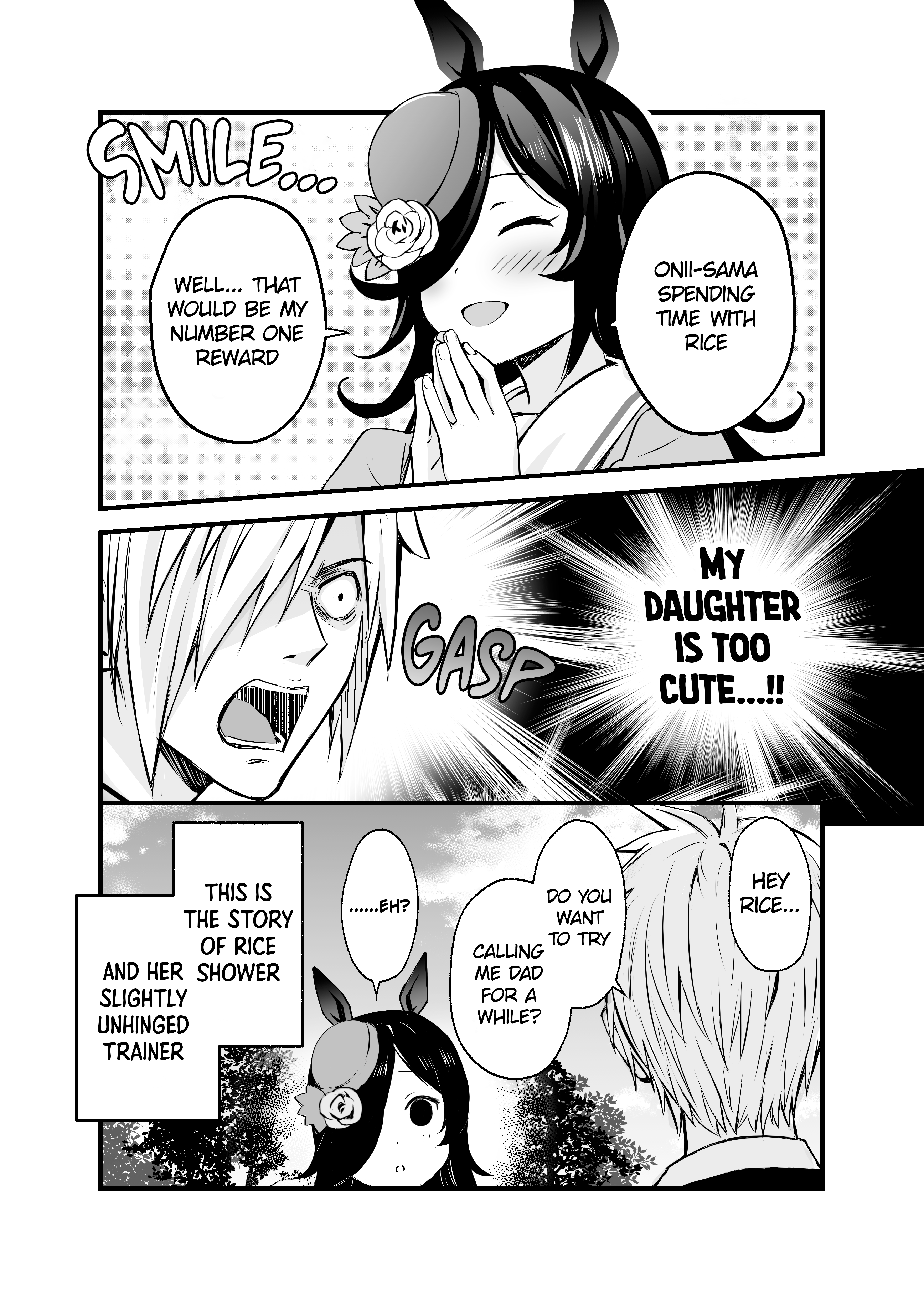 Rice ga Musume de Trainer ga Jishou Chichioya Chapter 1 Page 7
