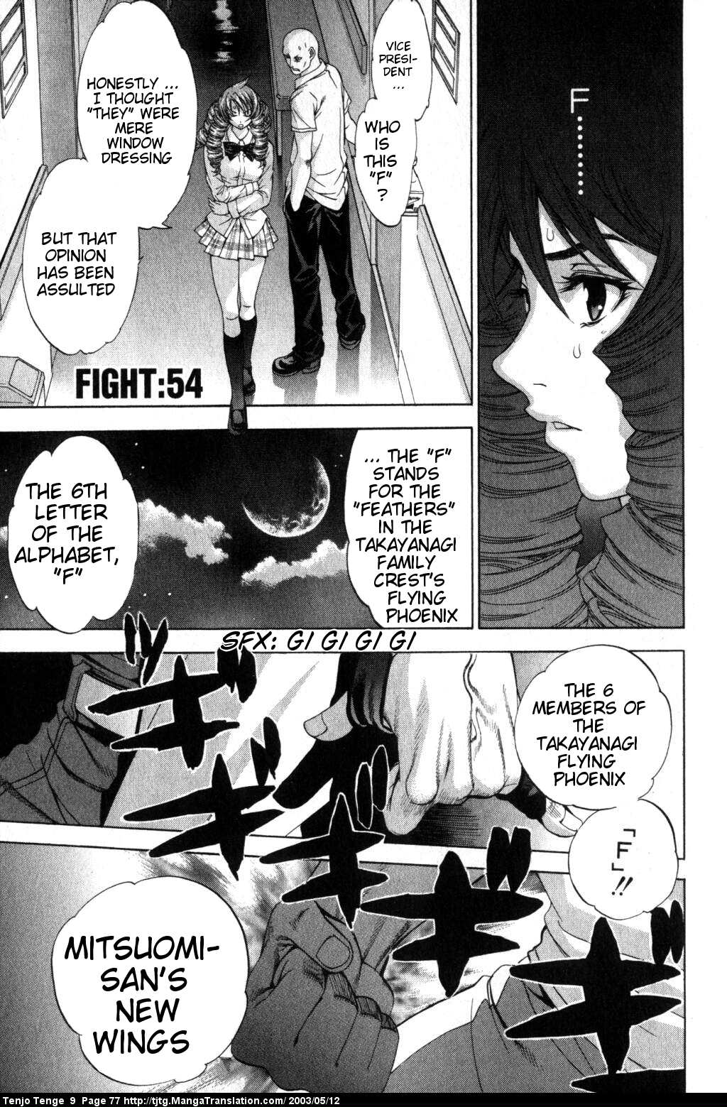 Halaman dari Tenjou Tenge Chapter 54