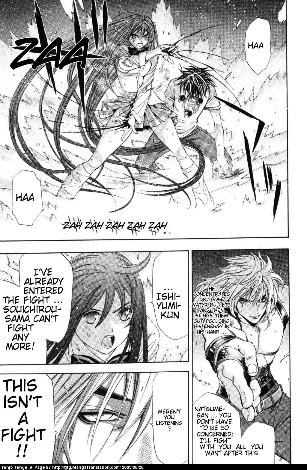 Halaman dari Tenjou Tenge Chapter 54