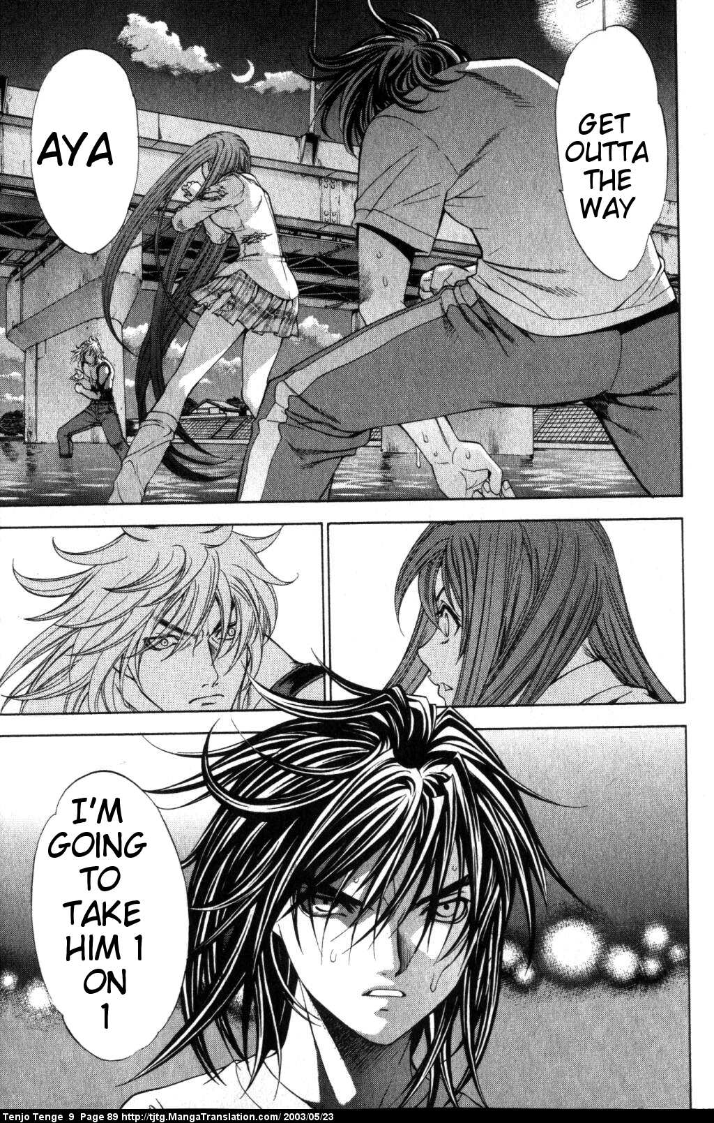 Halaman dari Tenjou Tenge Chapter 54