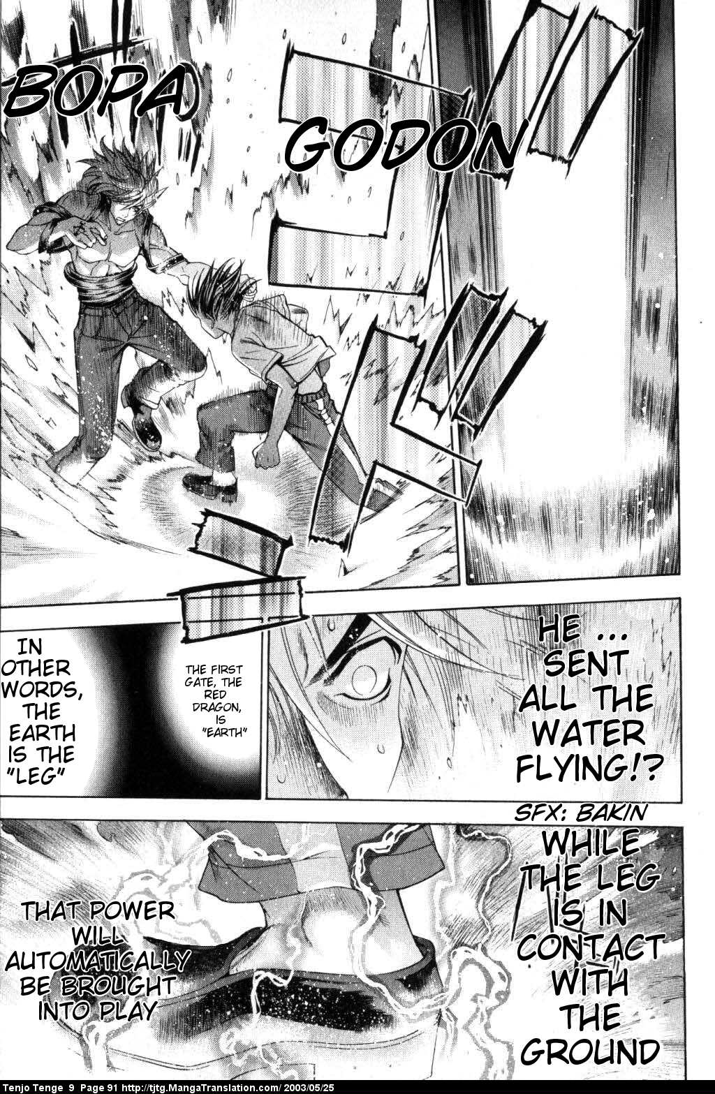 Halaman dari Tenjou Tenge Chapter 54