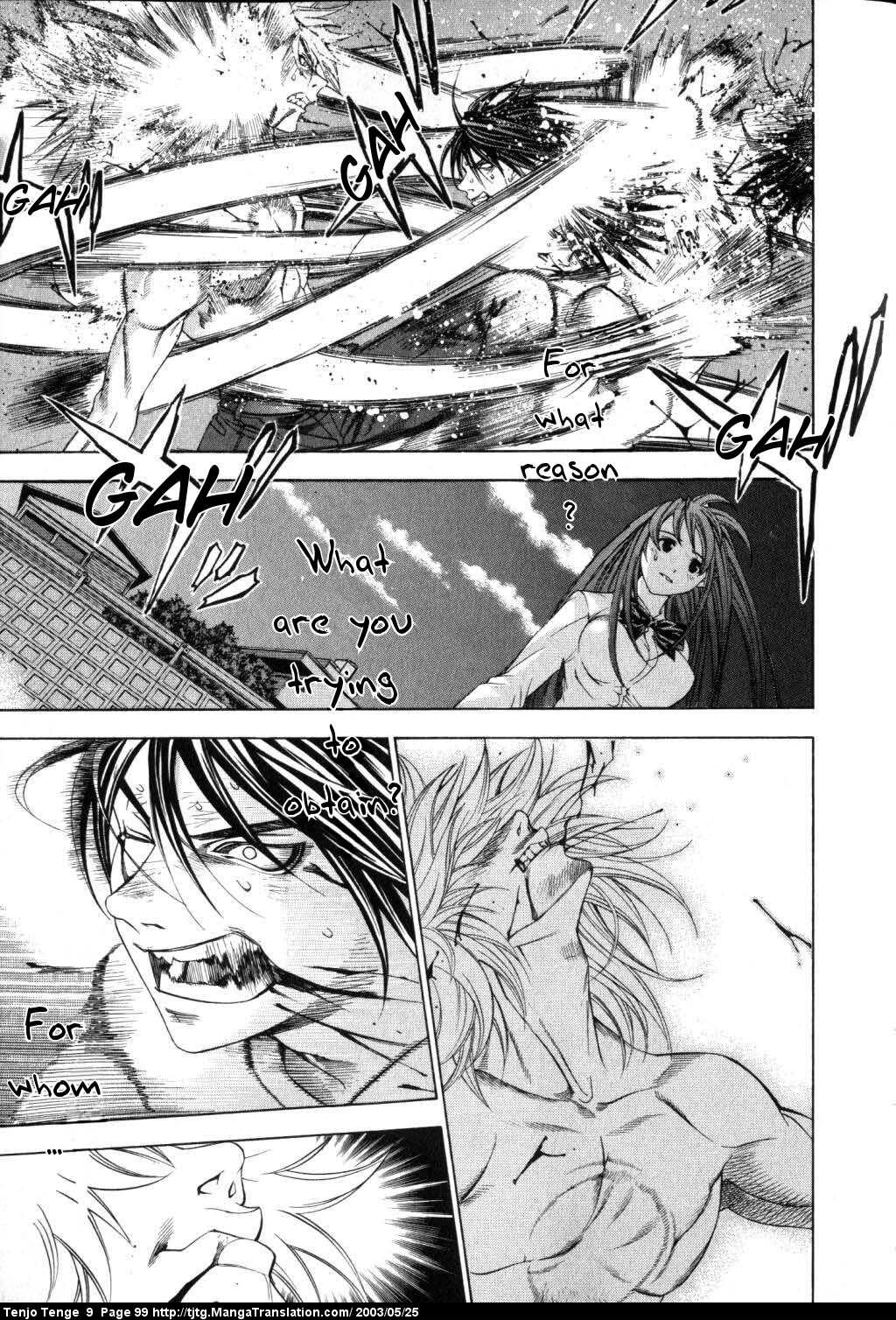 Halaman dari Tenjou Tenge Chapter 54