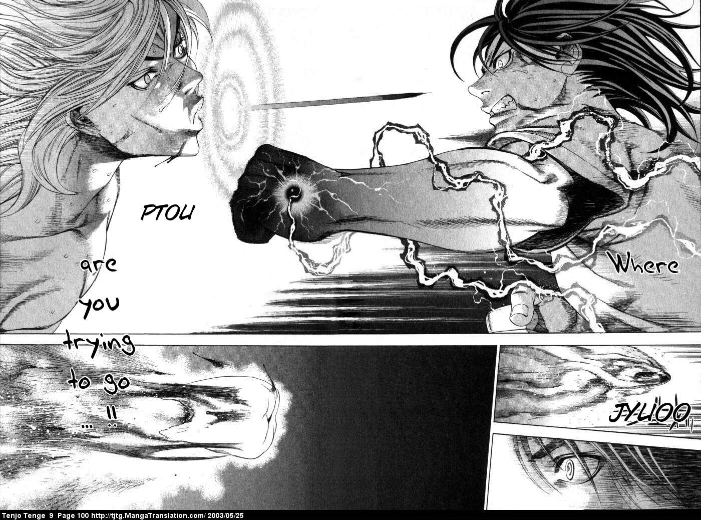 Halaman dari Tenjou Tenge Chapter 54