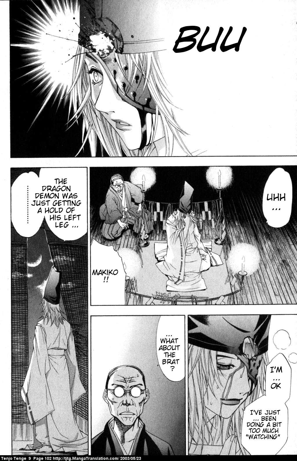 Halaman dari Tenjou Tenge Chapter 54
