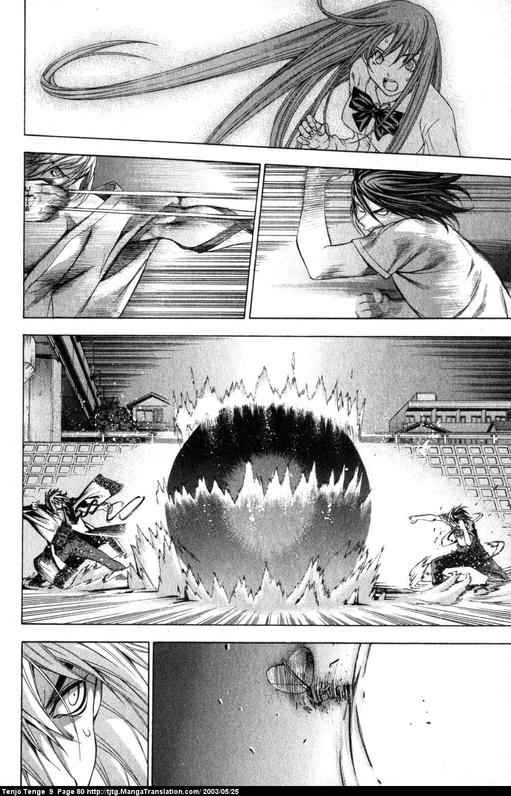 Halaman dari Tenjou Tenge Chapter 54
