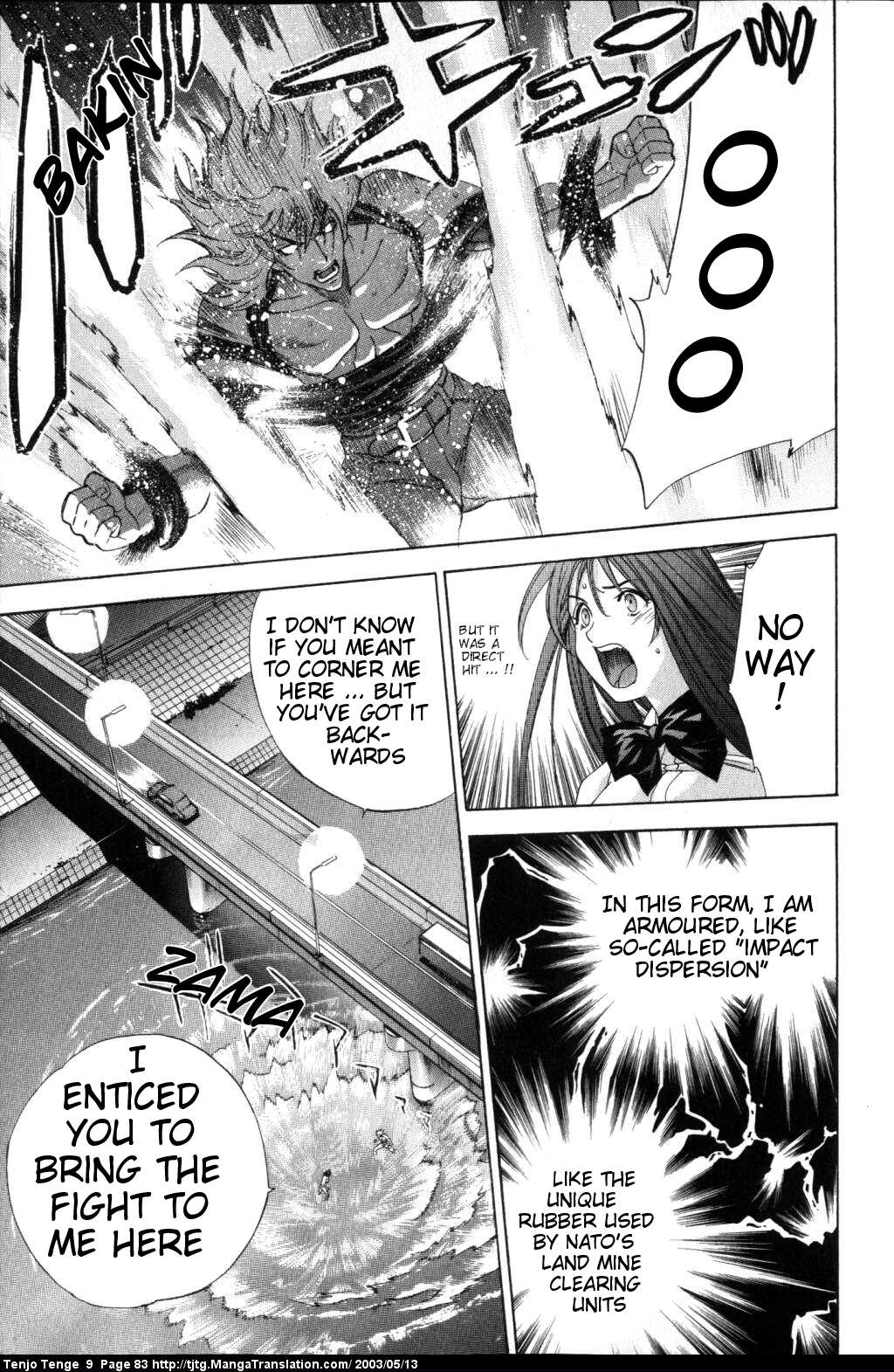 Halaman dari Tenjou Tenge Chapter 54