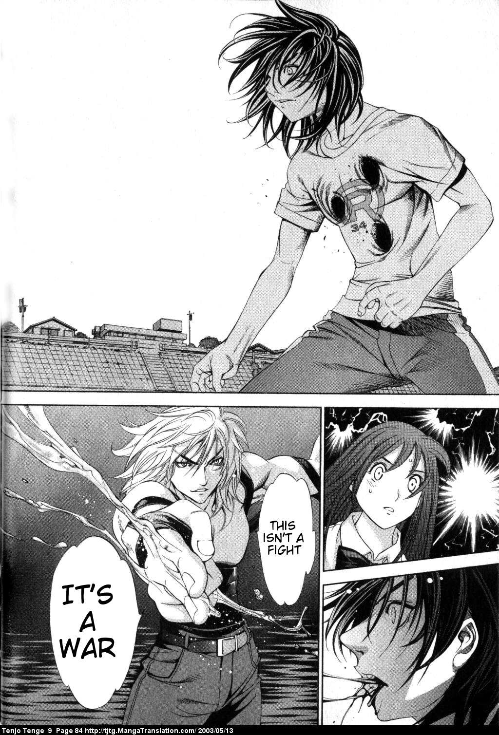 Halaman dari Tenjou Tenge Chapter 54