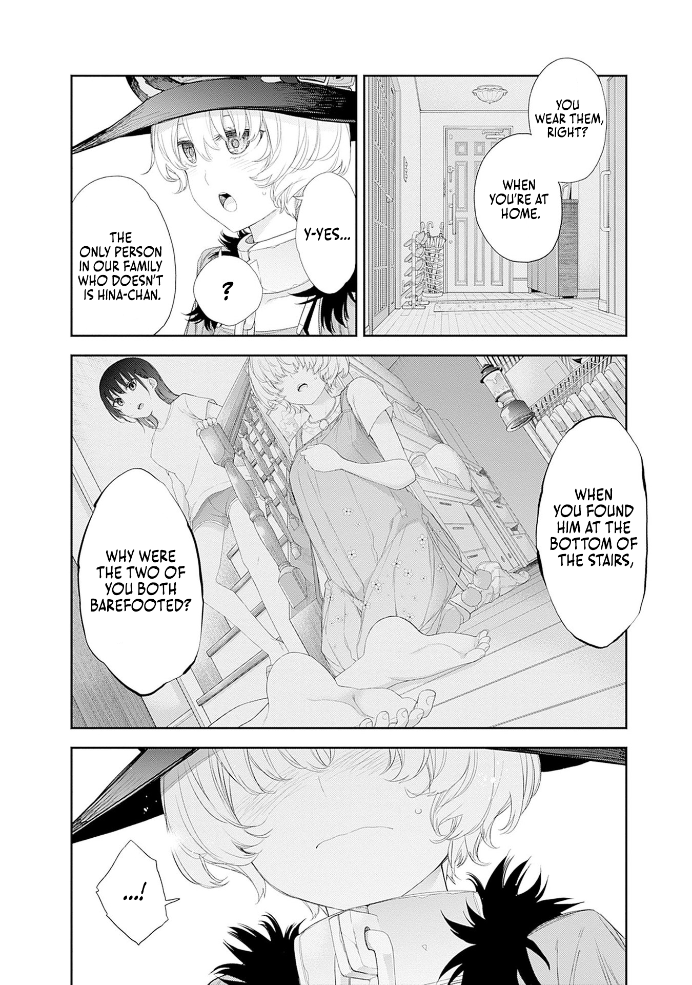 Halaman dari Shikisaki Shimai wa Abakaretai Chapter 39