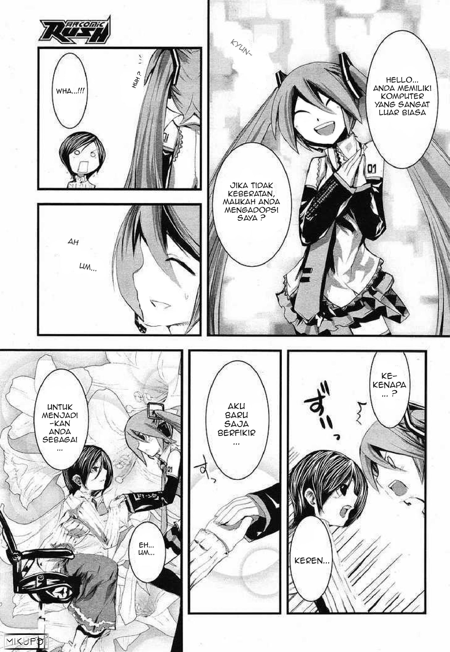 Maker Hikoushiki Hatsune Mix Chapter 6 - halaman 10