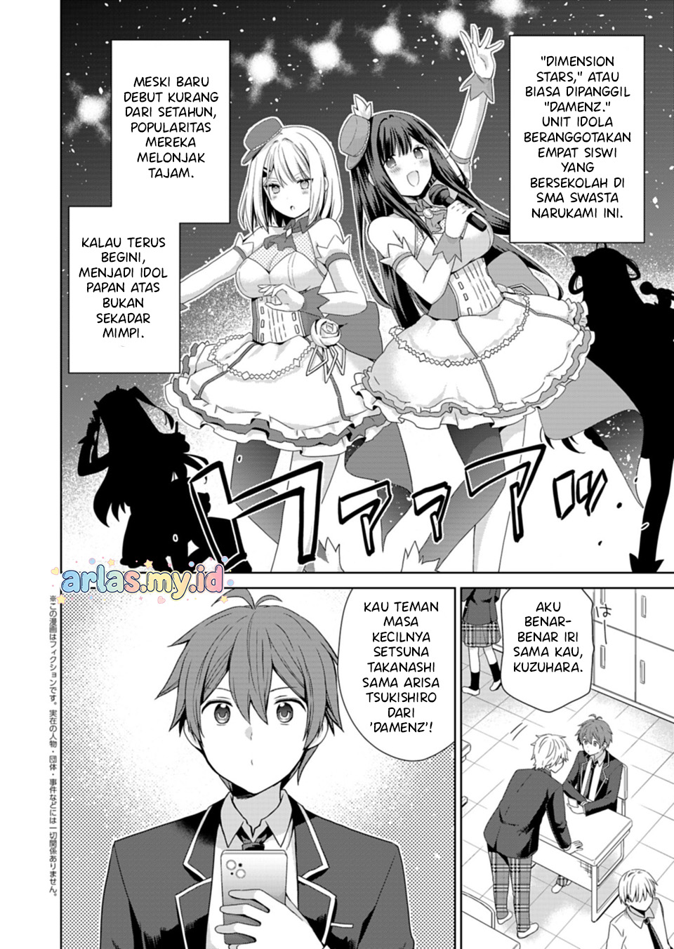 Osananajimi-tachi ga Ninki Idol ni Natta: Amaama na Kanojo-tachi wa Ore ni Mitsuide Kureteiru Chapter 1 - halaman 6