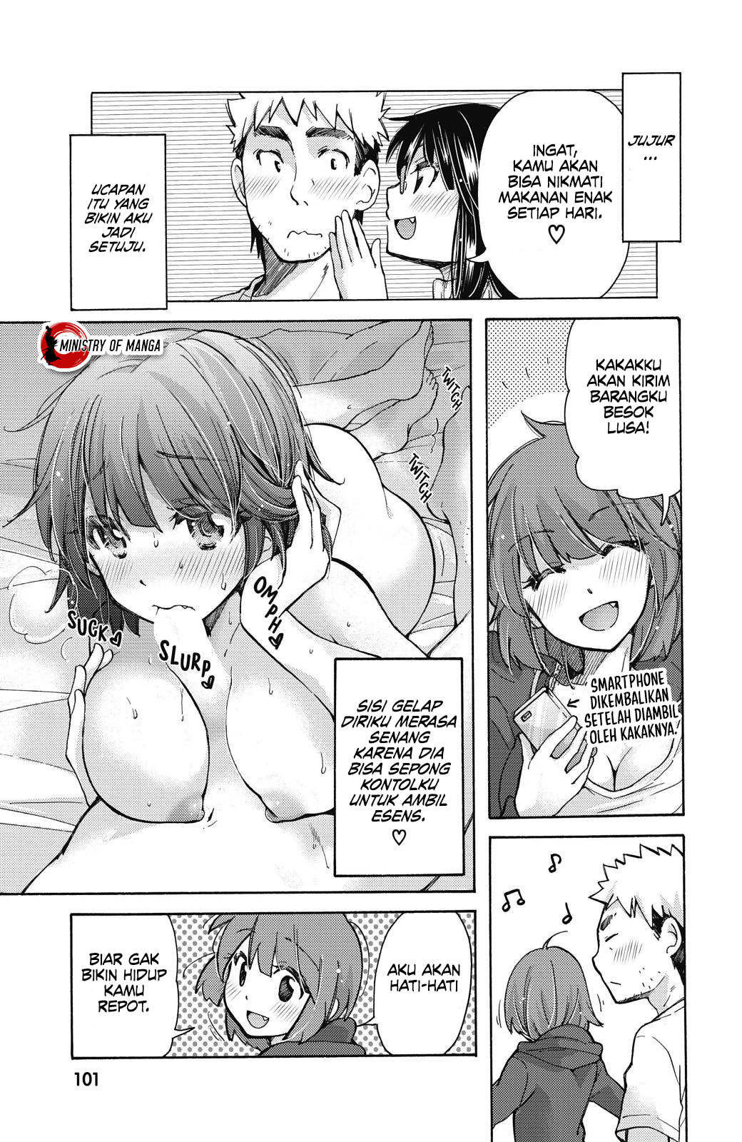 Saki-chan wa Konya mo Pekopeko Chapter 7 - halaman 12