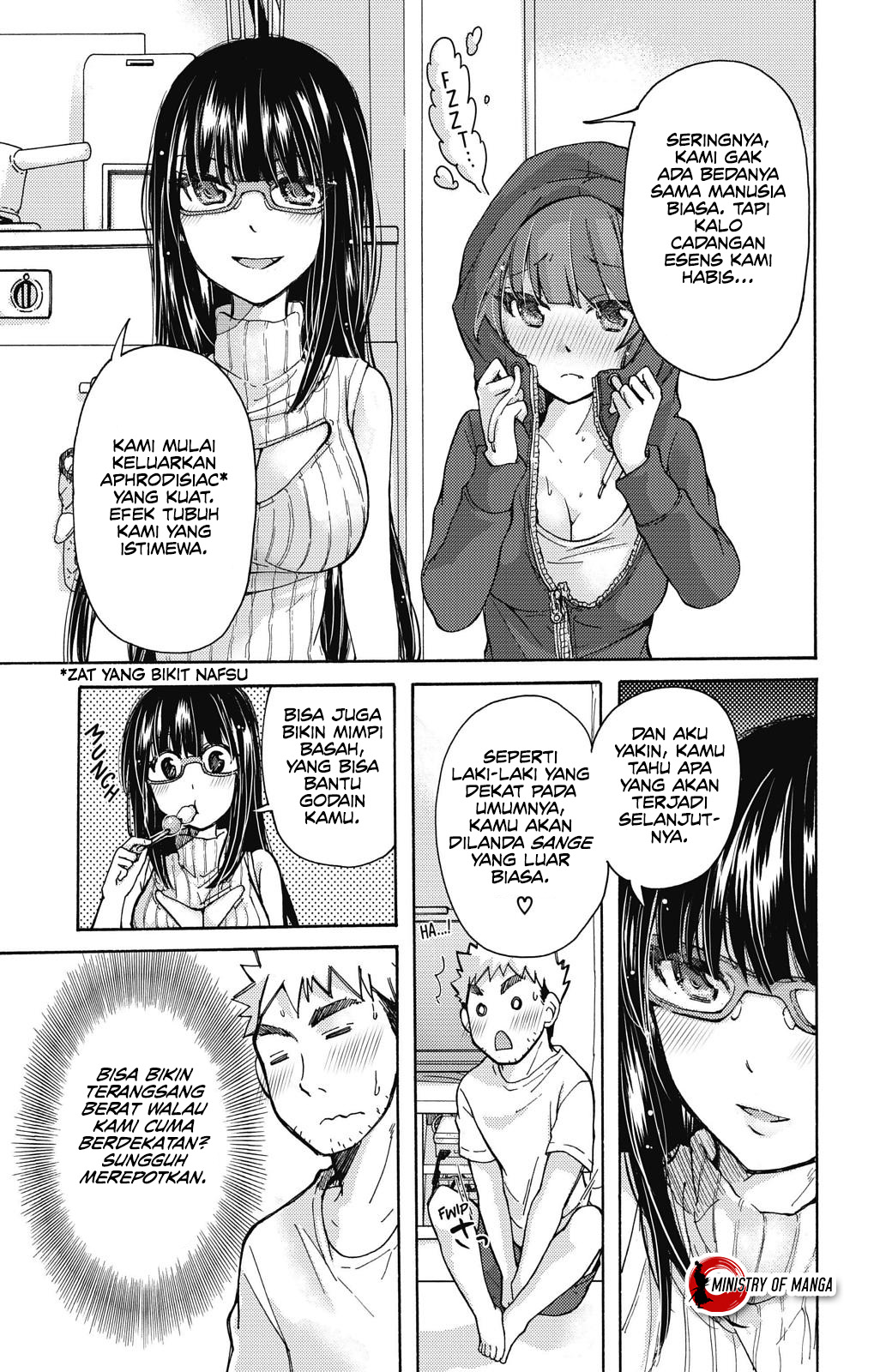 Saki-chan wa Konya mo Pekopeko Chapter 7 - halaman 4