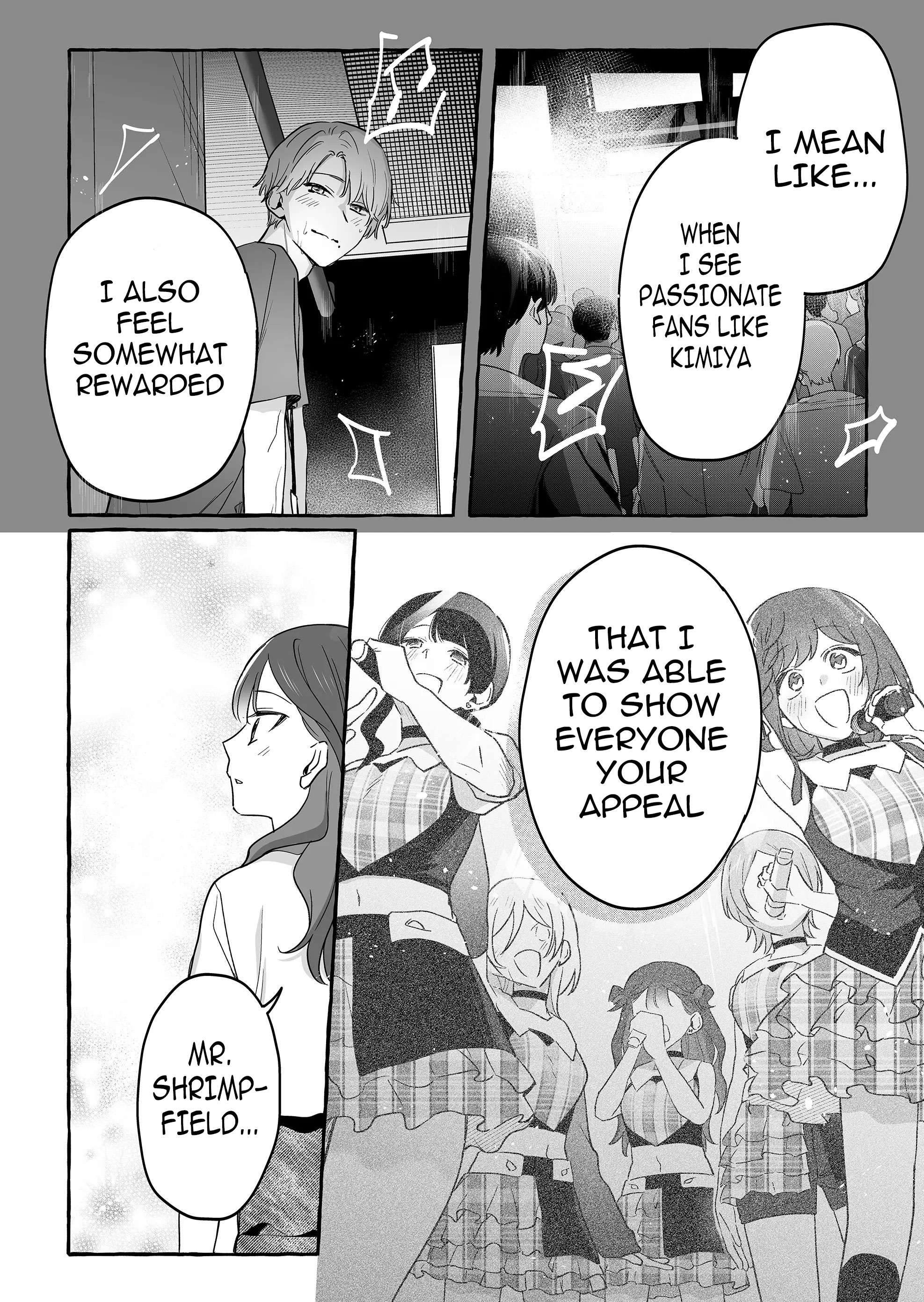 Halaman dari Damedol to Sekai ni Hitori Dake no Fan Chapter 30