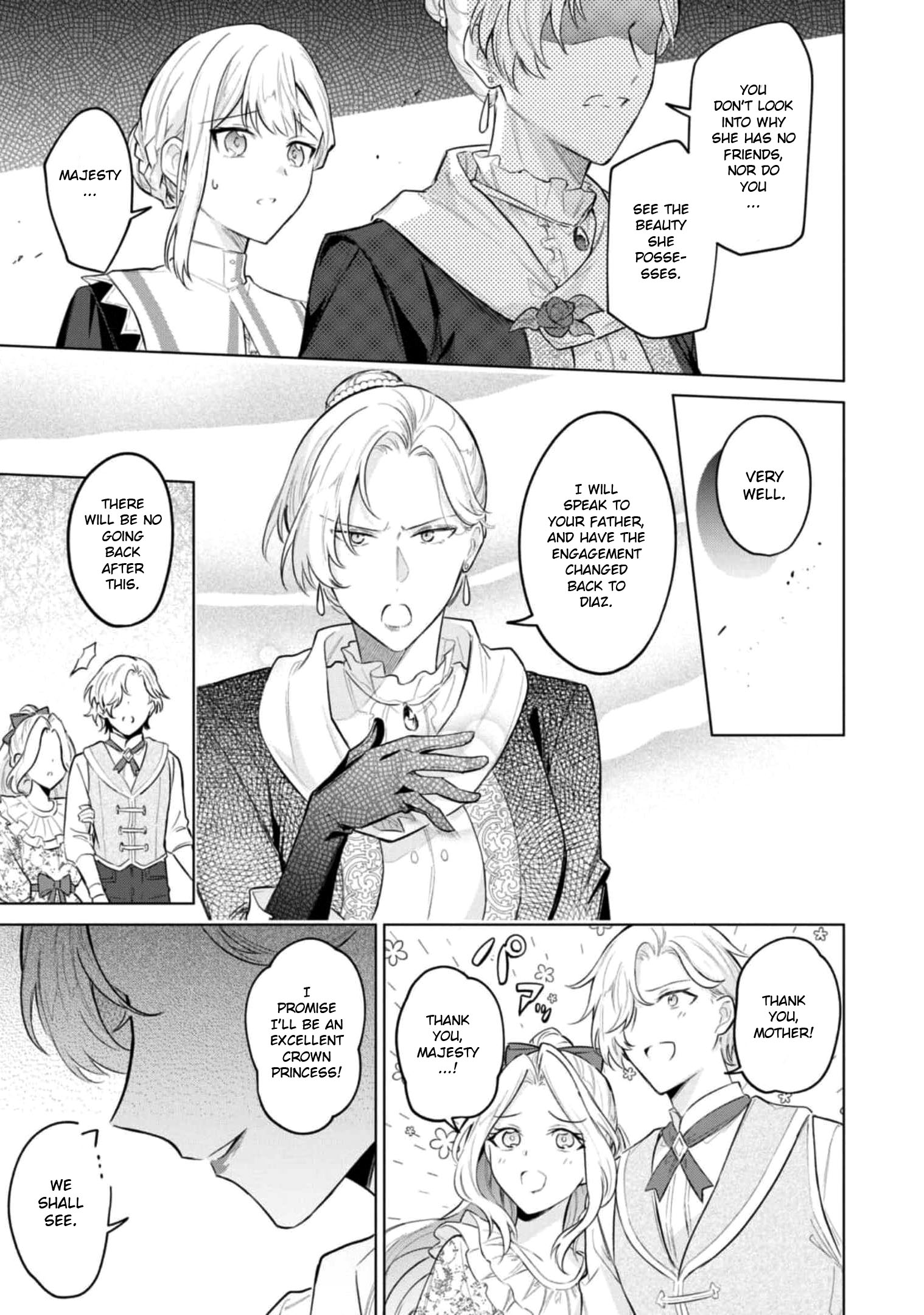 Halaman dari Though I May Be a Villainess, I'll Show You I Can Obtain Happiness! Chapter 2