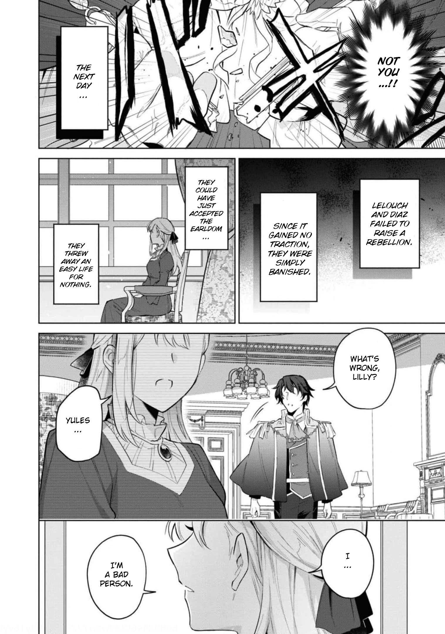 Halaman dari Though I May Be a Villainess, I'll Show You I Can Obtain Happiness! Chapter 2