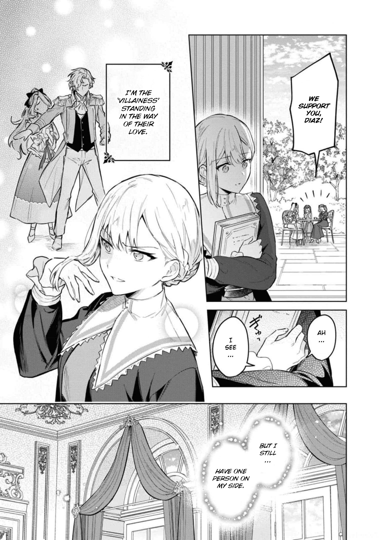 Halaman dari Though I May Be a Villainess, I'll Show You I Can Obtain Happiness! Chapter 2