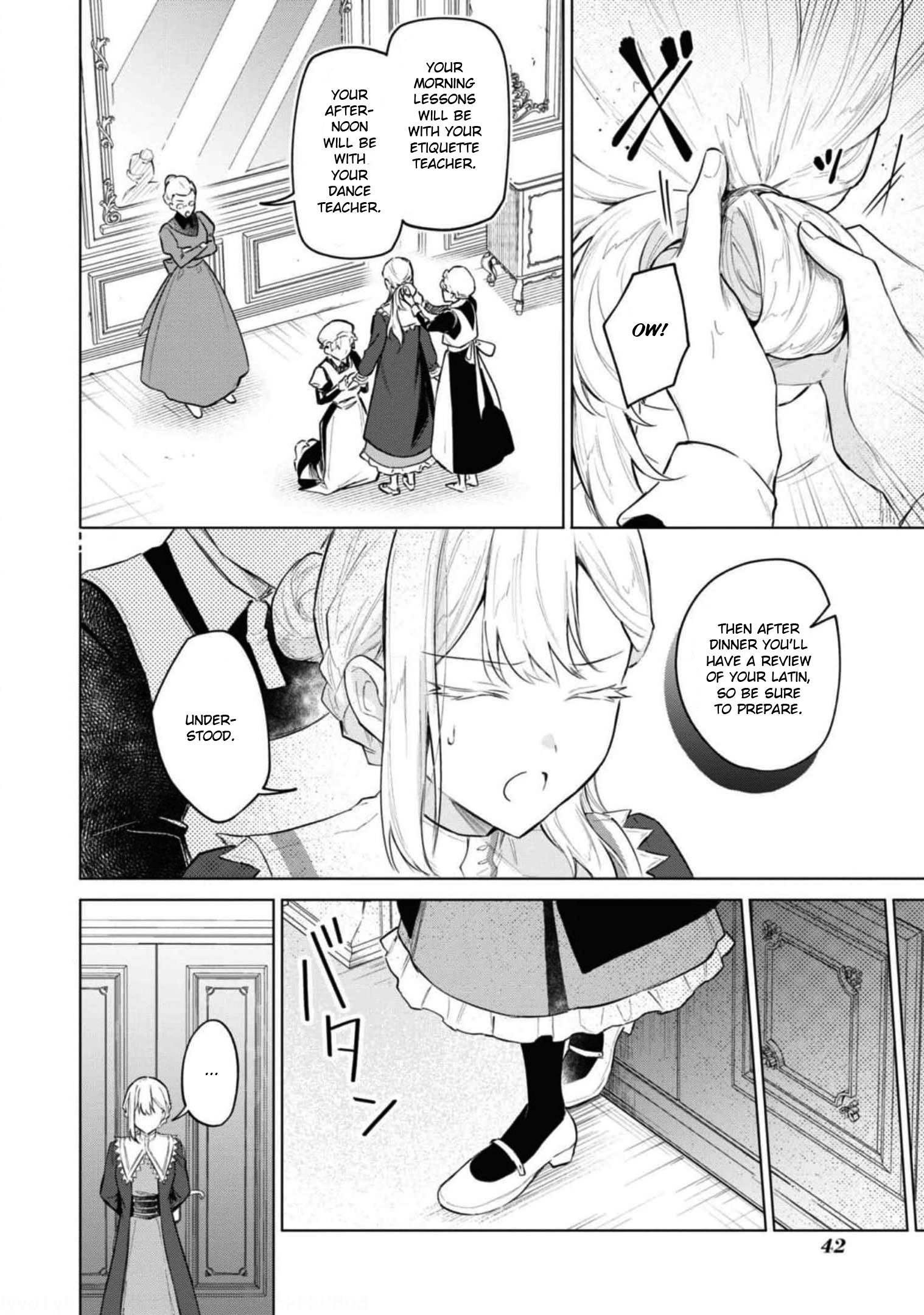 Halaman dari Though I May Be a Villainess, I'll Show You I Can Obtain Happiness! Chapter 2