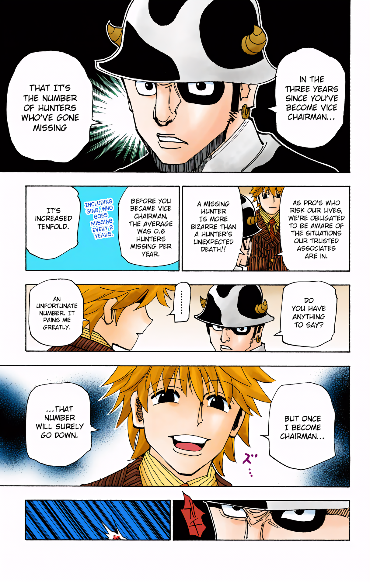 Halaman dari HUNTER x HUNTER (Official Colored) Chapter 319