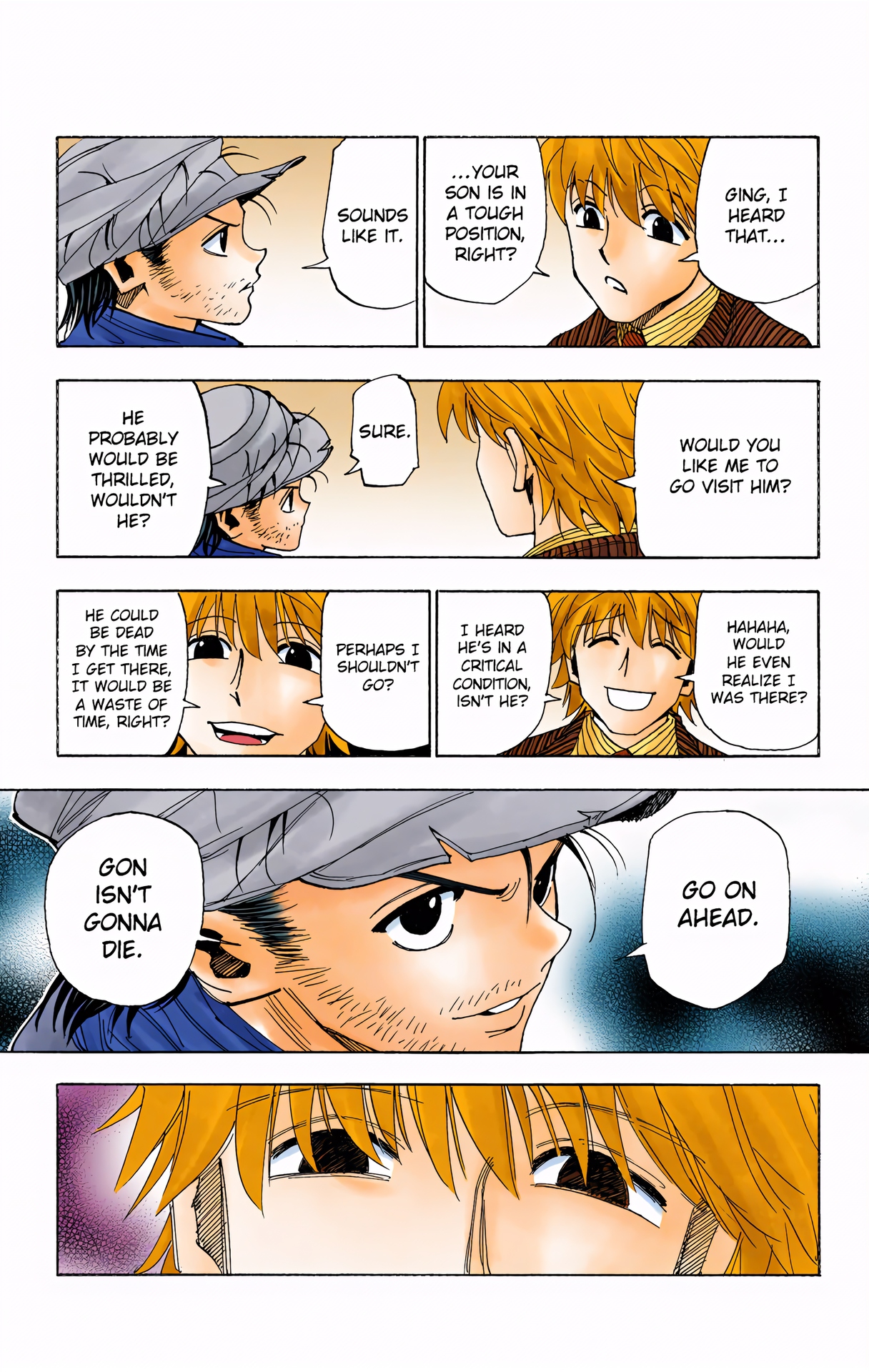 Halaman dari HUNTER x HUNTER (Official Colored) Chapter 319