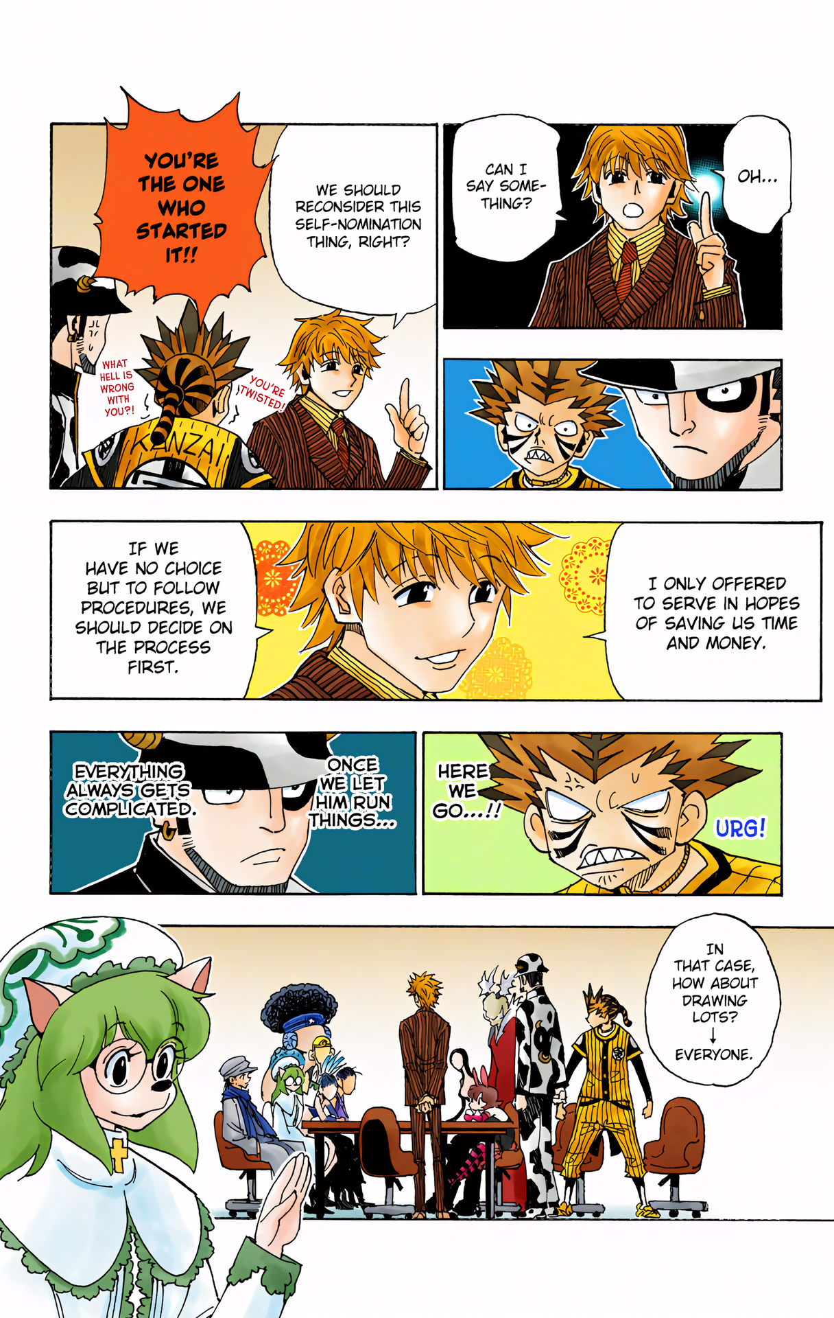 Halaman dari HUNTER x HUNTER (Official Colored) Chapter 319