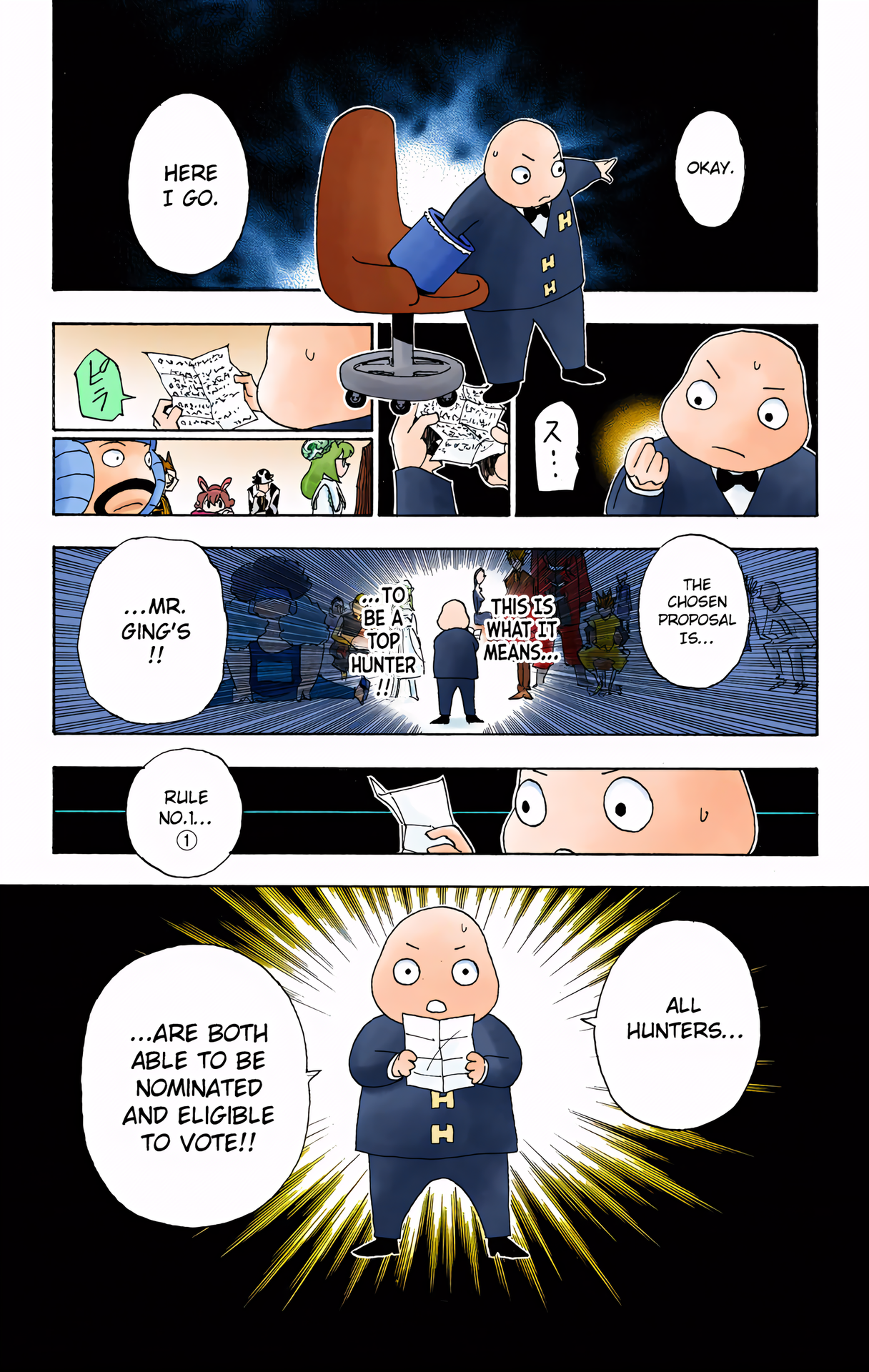 Halaman dari HUNTER x HUNTER (Official Colored) Chapter 319