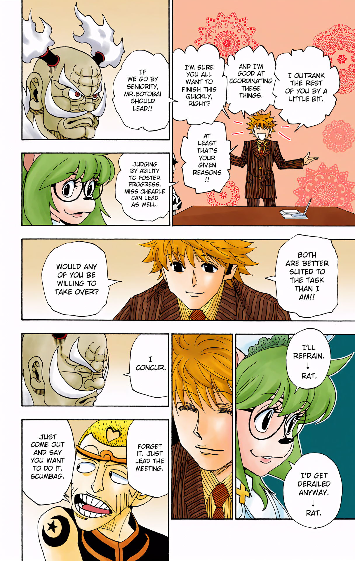 Halaman dari HUNTER x HUNTER (Official Colored) Chapter 319