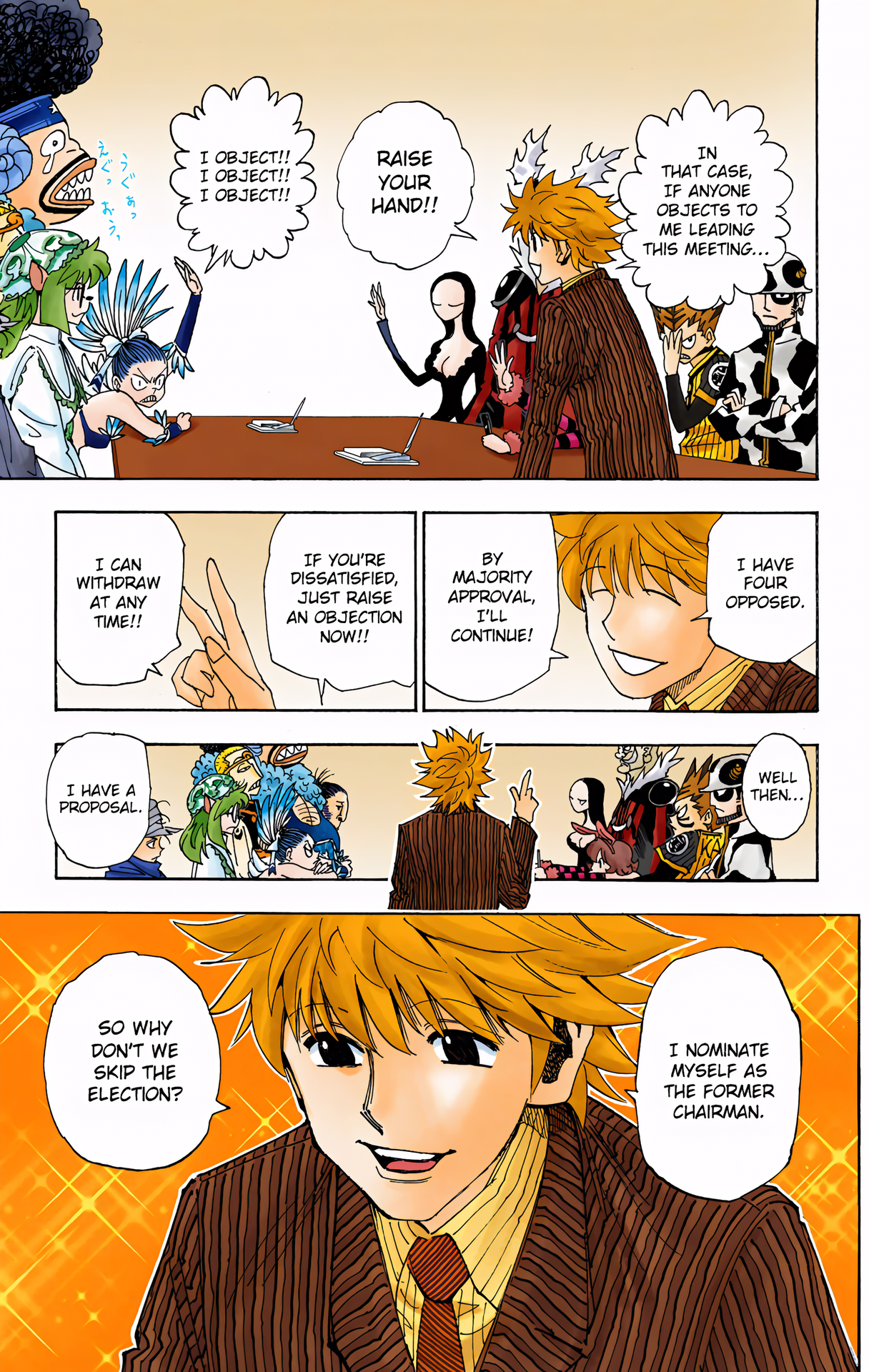 Halaman dari HUNTER x HUNTER (Official Colored) Chapter 319
