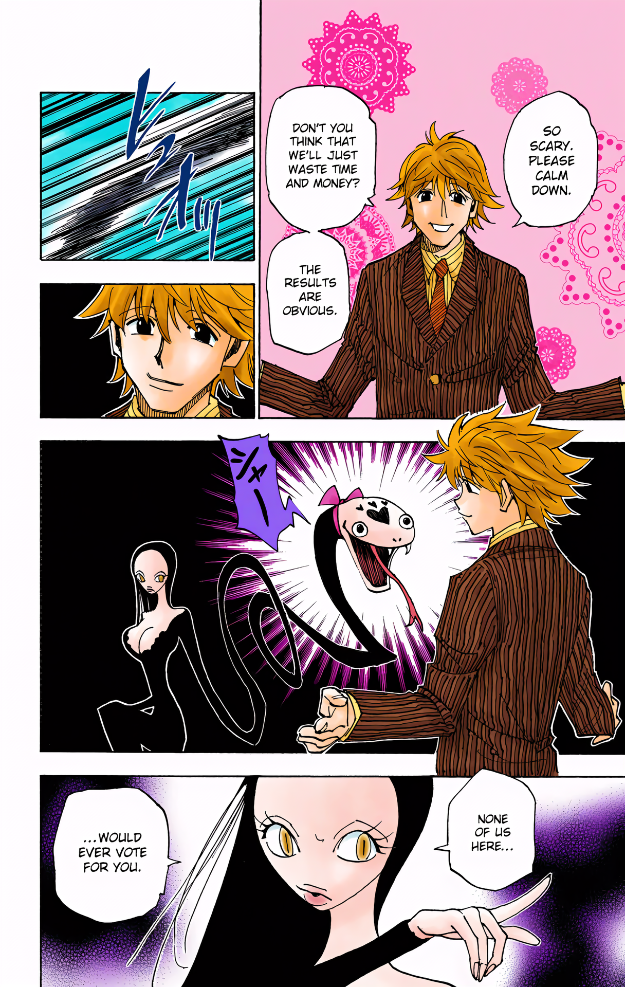 Halaman dari HUNTER x HUNTER (Official Colored) Chapter 319