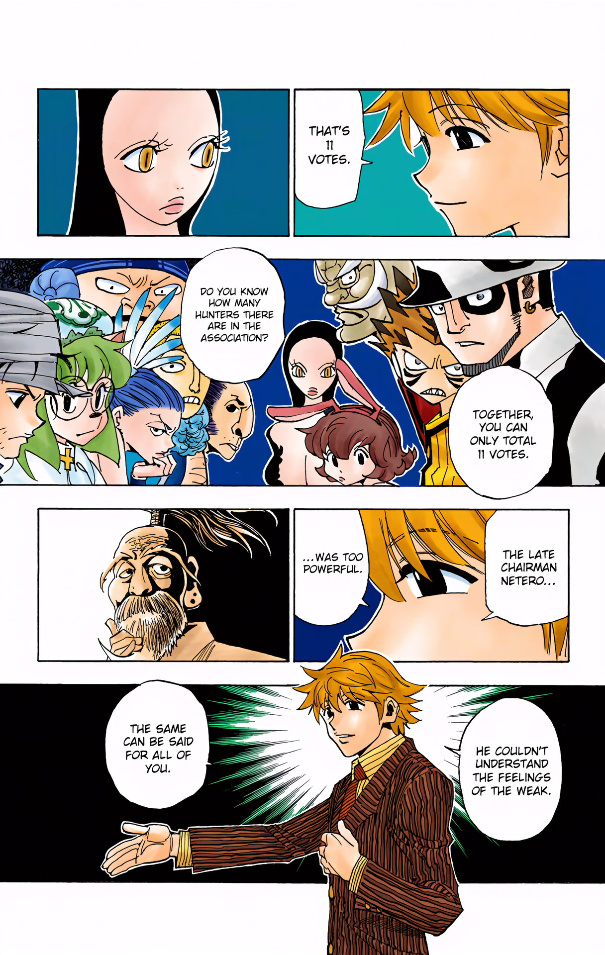 Halaman dari HUNTER x HUNTER (Official Colored) Chapter 319