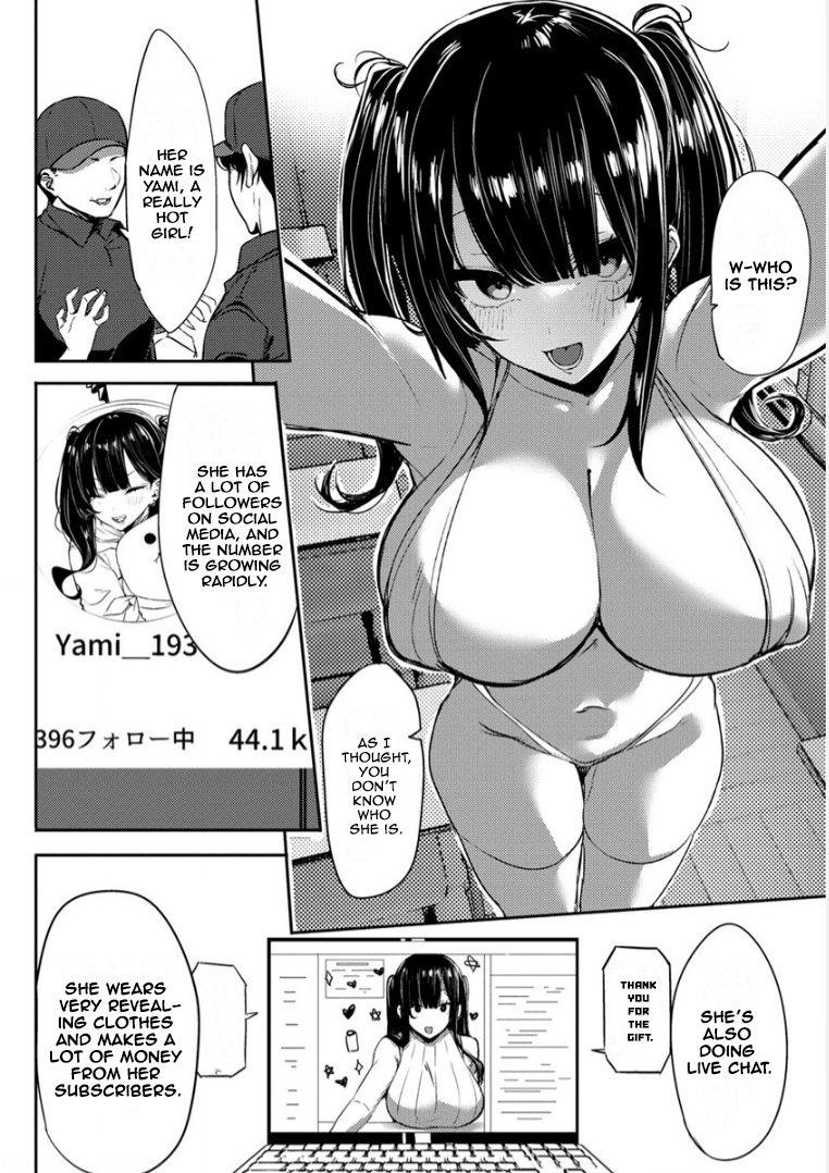 Halaman dari Mukuchina Miyashita-san no Shikiyoku Channel Chapter 1