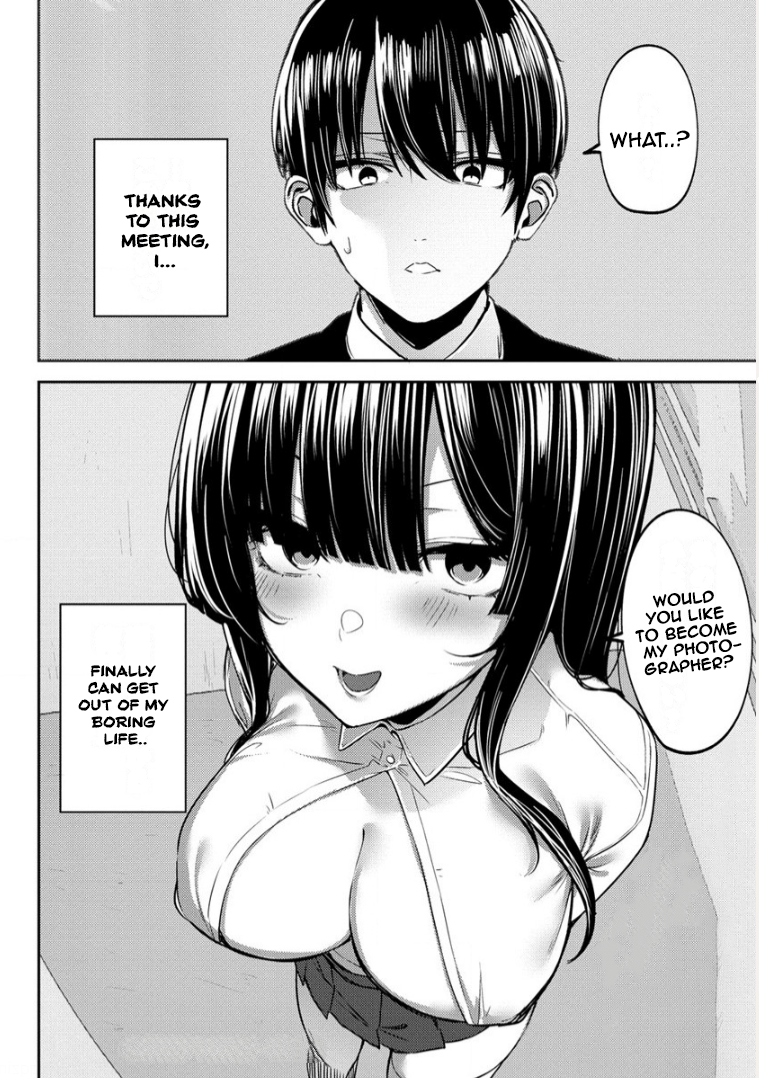 Halaman dari Mukuchina Miyashita-san no Shikiyoku Channel Chapter 1