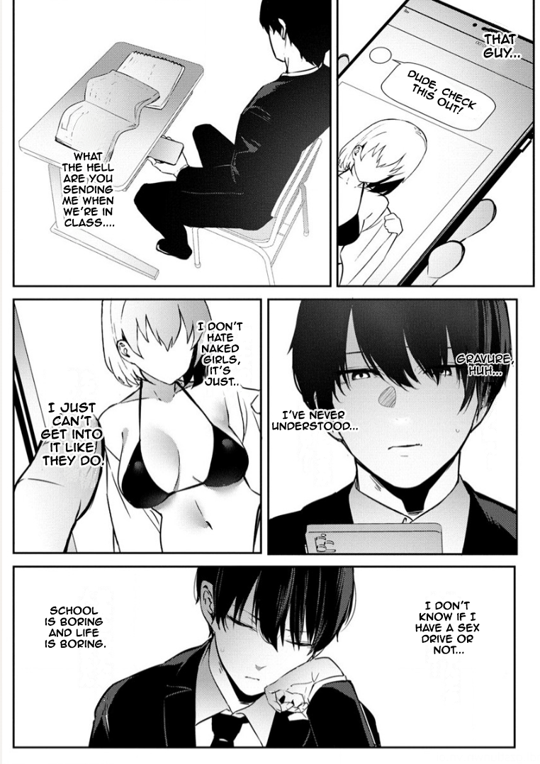 Halaman dari Mukuchina Miyashita-san no Shikiyoku Channel Chapter 1