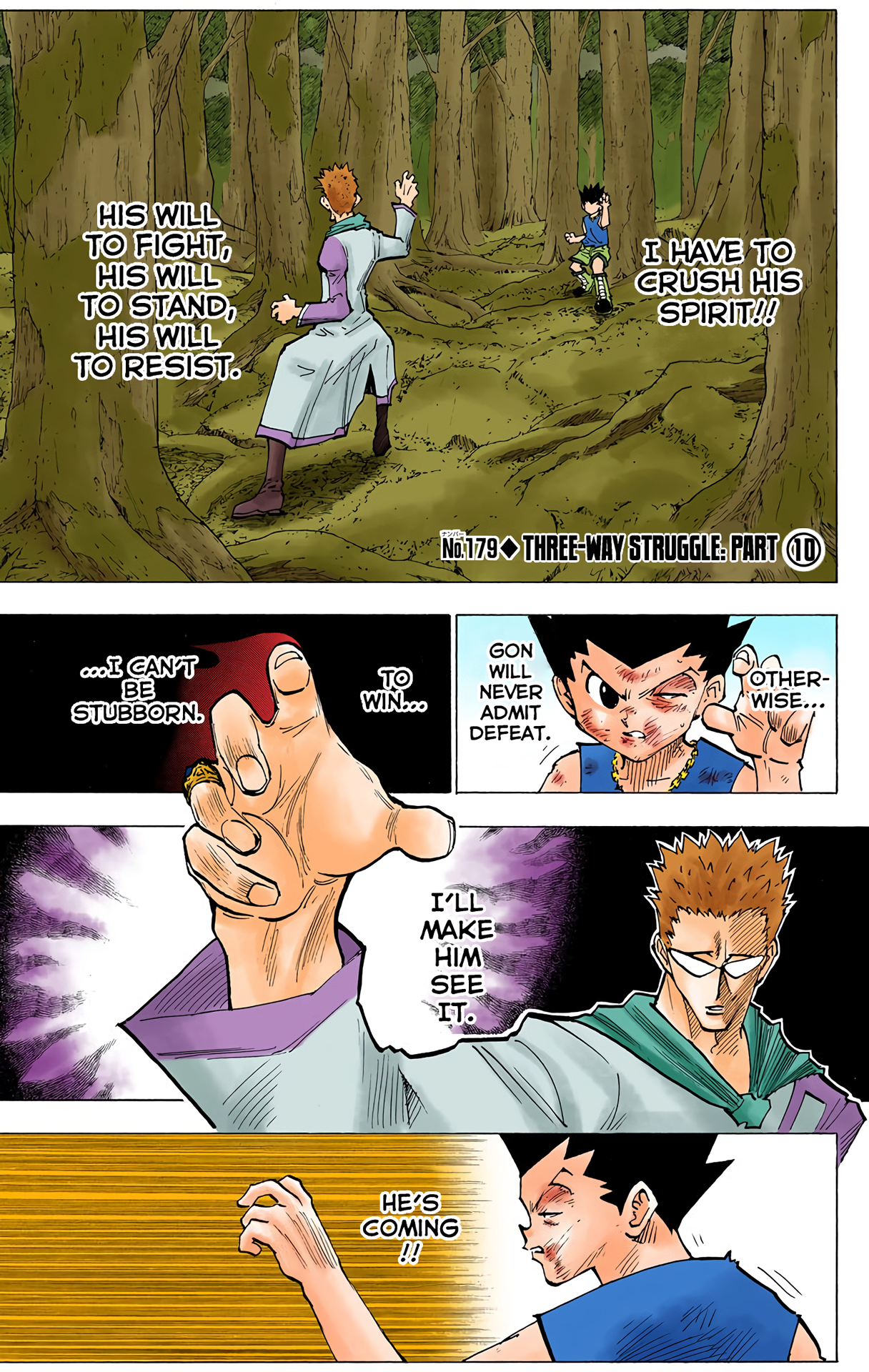 Halaman dari Hunter x Hunter (Official Colored) Chapter 179