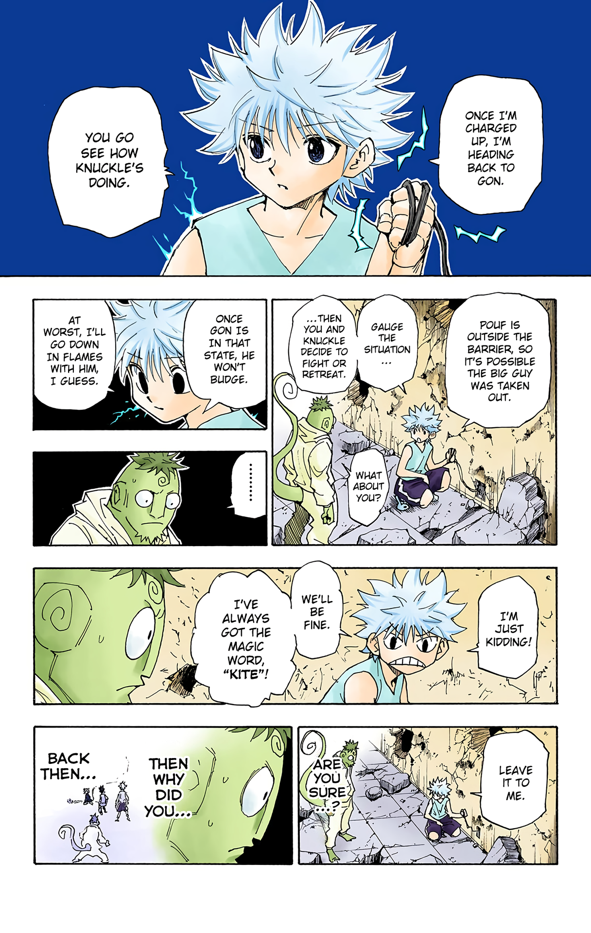 Halaman dari HUNTER x HUNTER (Official Colored) Chapter 286