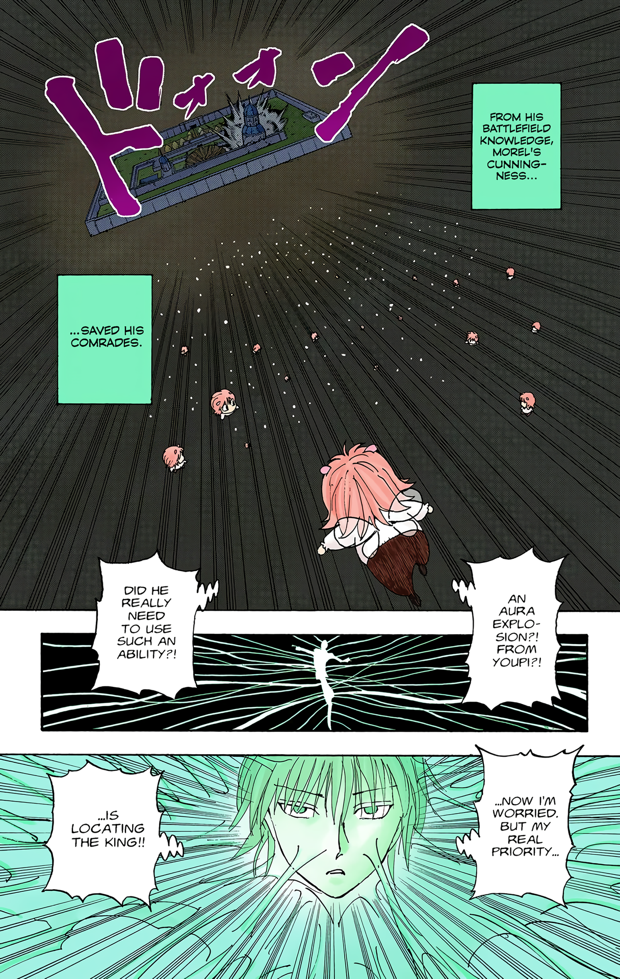 Halaman dari HUNTER x HUNTER (Official Colored) Chapter 286