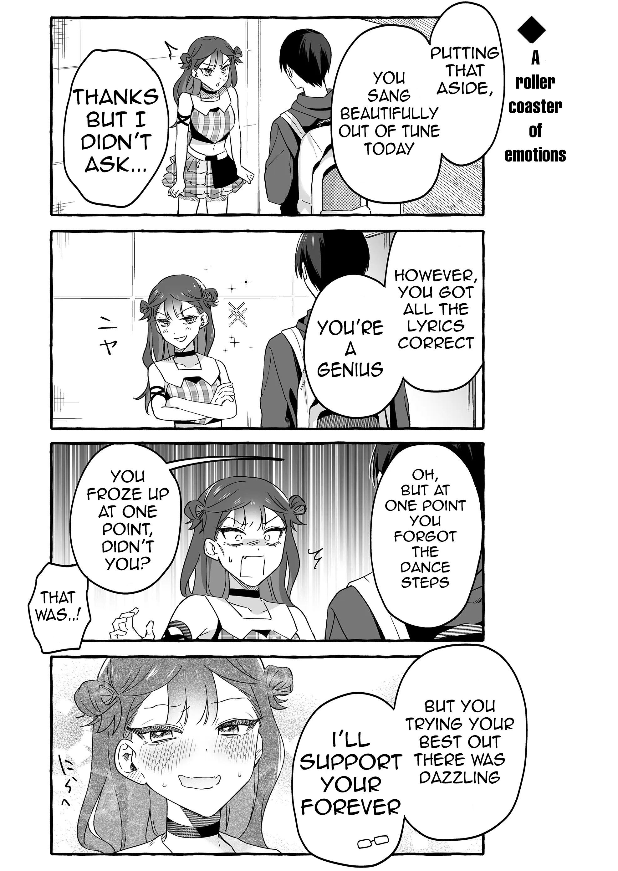 Halaman dari Damedol to Sekai ni Hitori Dake no Fan Chapter 21