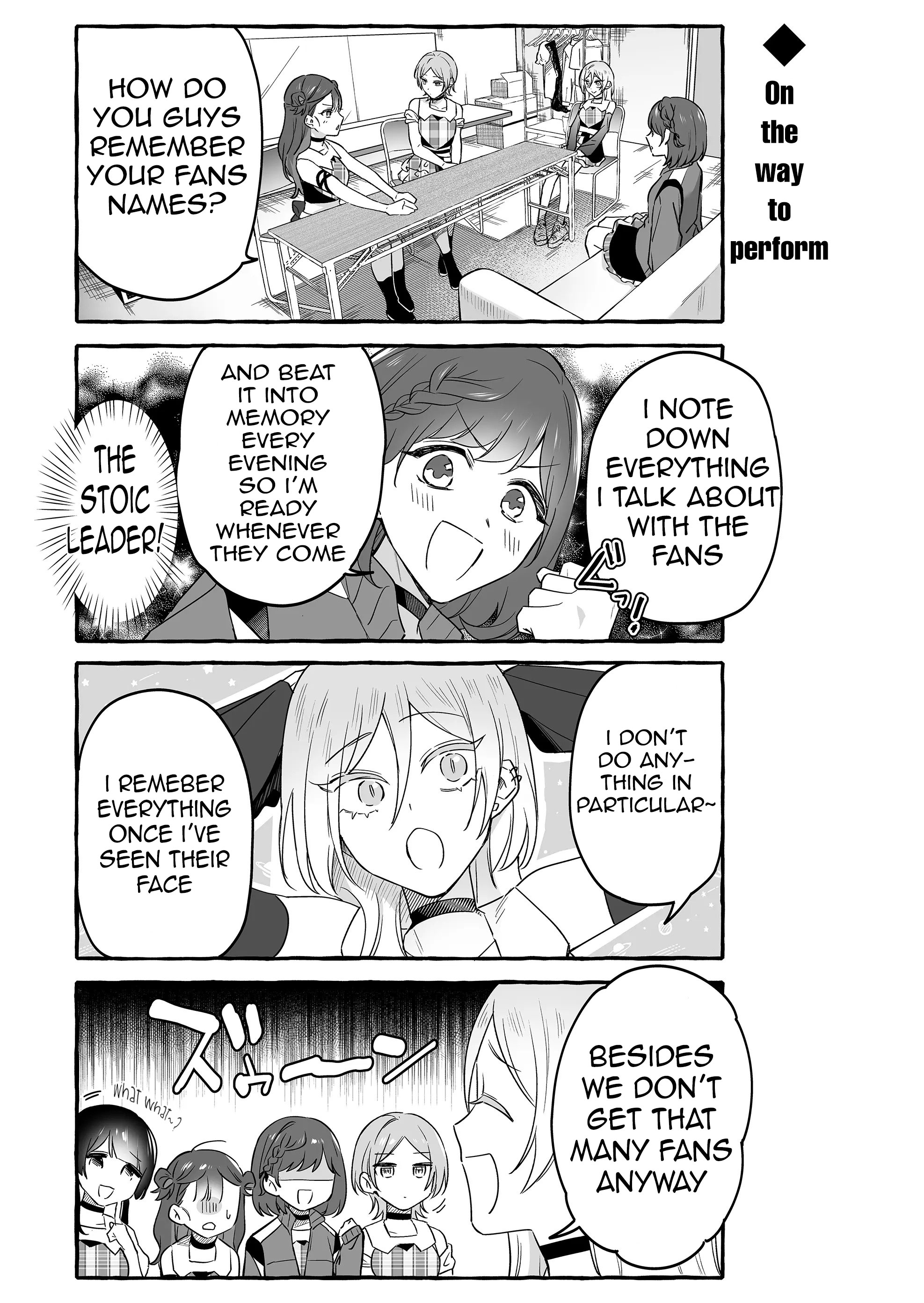 Halaman dari Damedol to Sekai ni Hitori Dake no Fan Chapter 21
