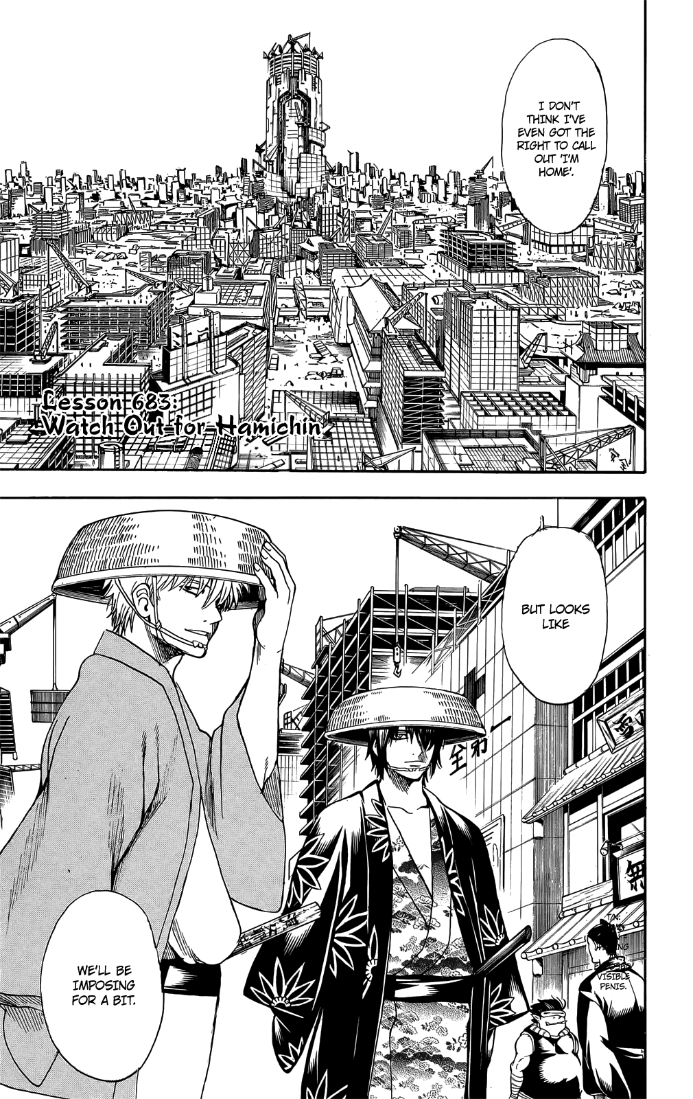 Halaman dari Gintama Chapter 683