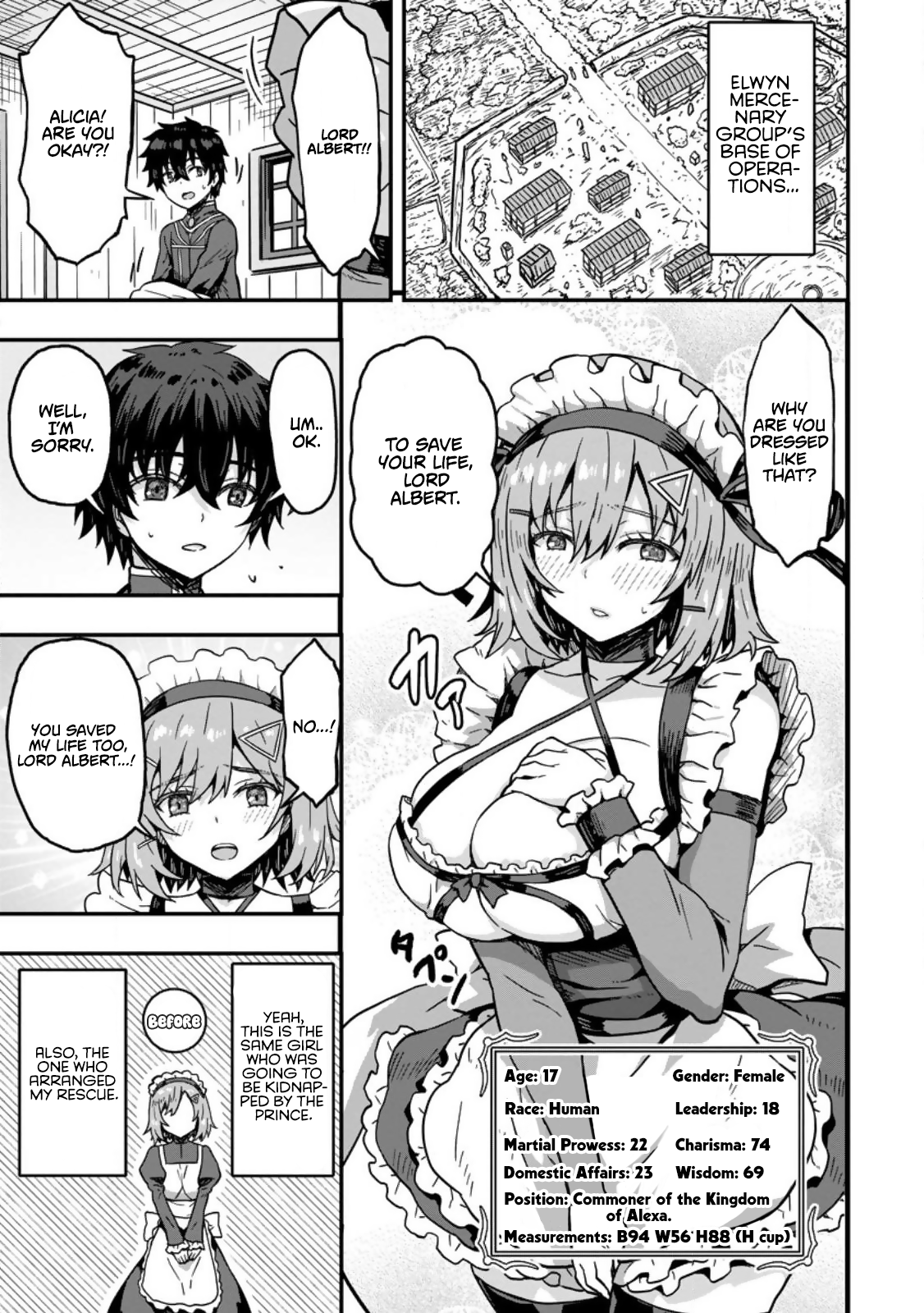 Halaman dari Isekai Saikyou no Yome desu ga, Yoru no Tatakai wa Ore no Hou ga Tsuyoi You desu: Chiryaku o Ikashite Nariagaru Harem Senki Chapter 1