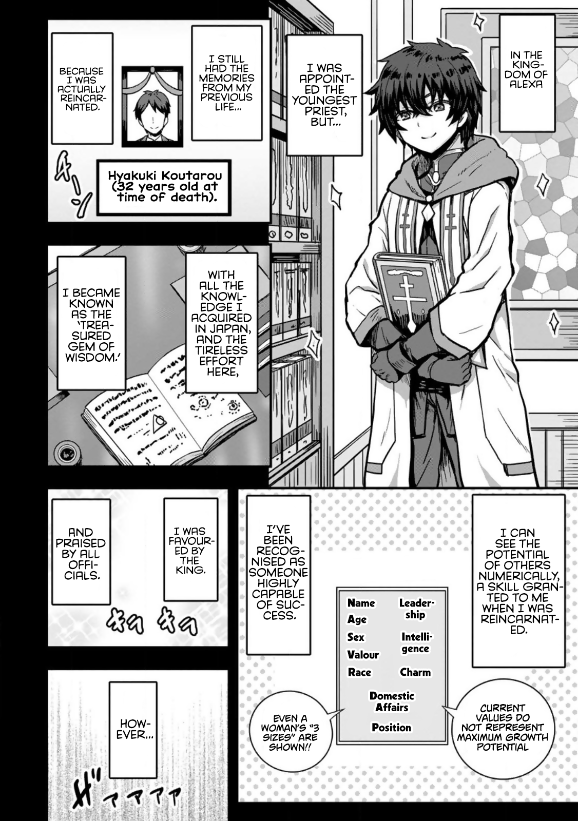 Halaman dari Isekai Saikyou no Yome desu ga, Yoru no Tatakai wa Ore no Hou ga Tsuyoi You desu: Chiryaku o Ikashite Nariagaru Harem Senki Chapter 1