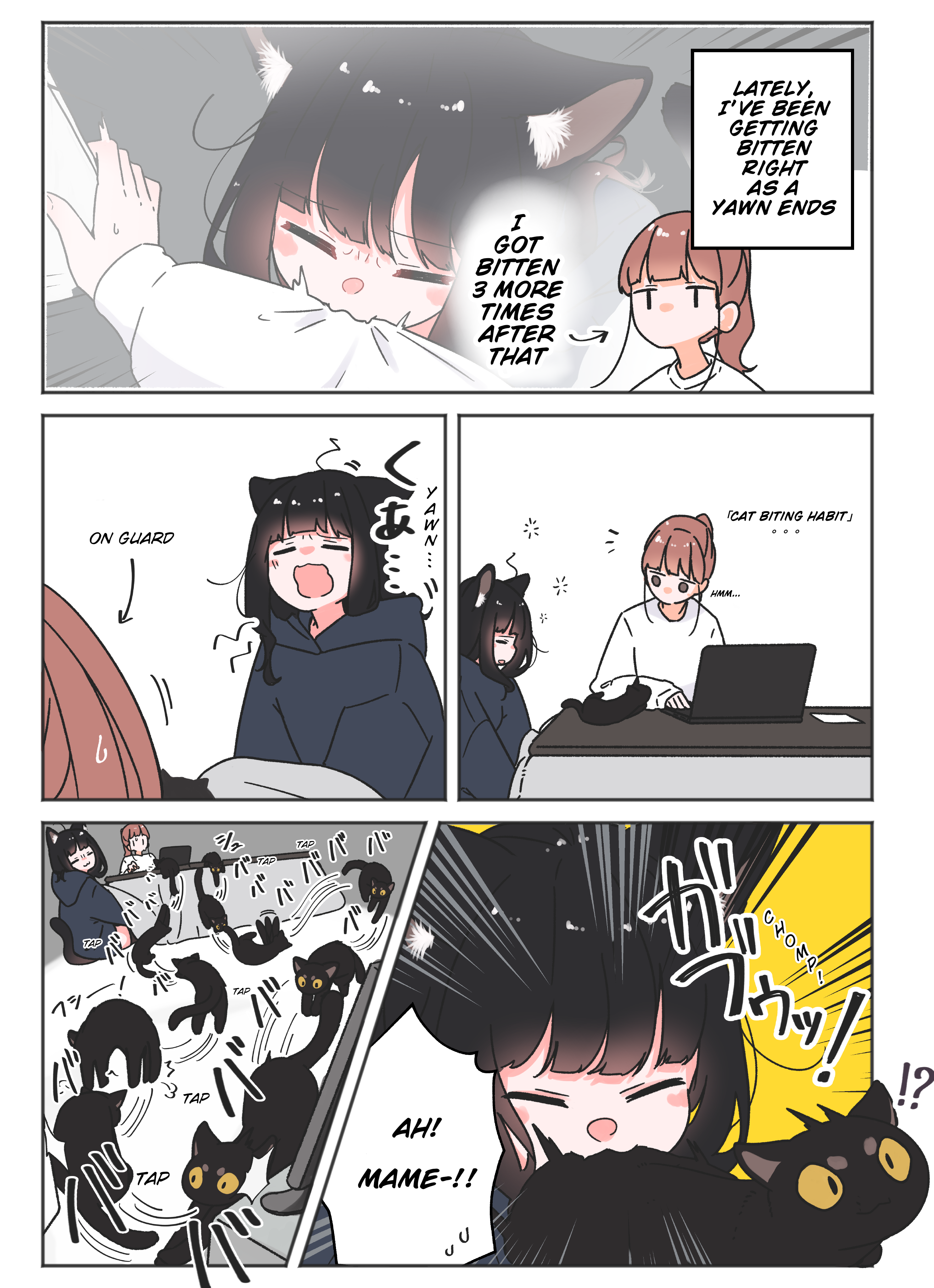 Halaman dari Uchi no Kuroneko, Onna no Ko Chapter 27