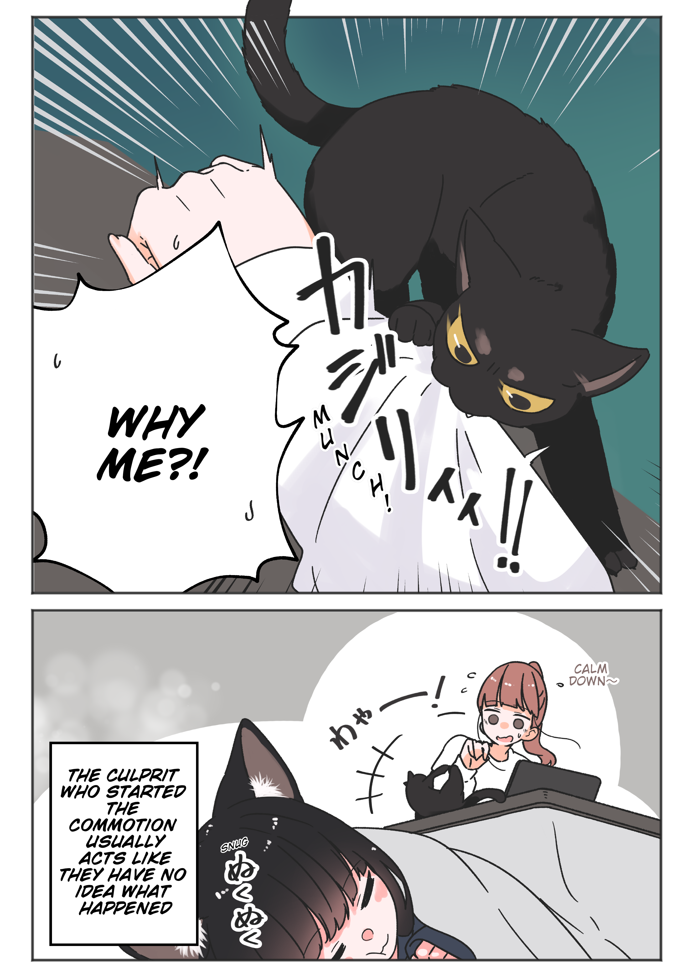 Halaman dari Uchi no Kuroneko, Onna no Ko Chapter 27