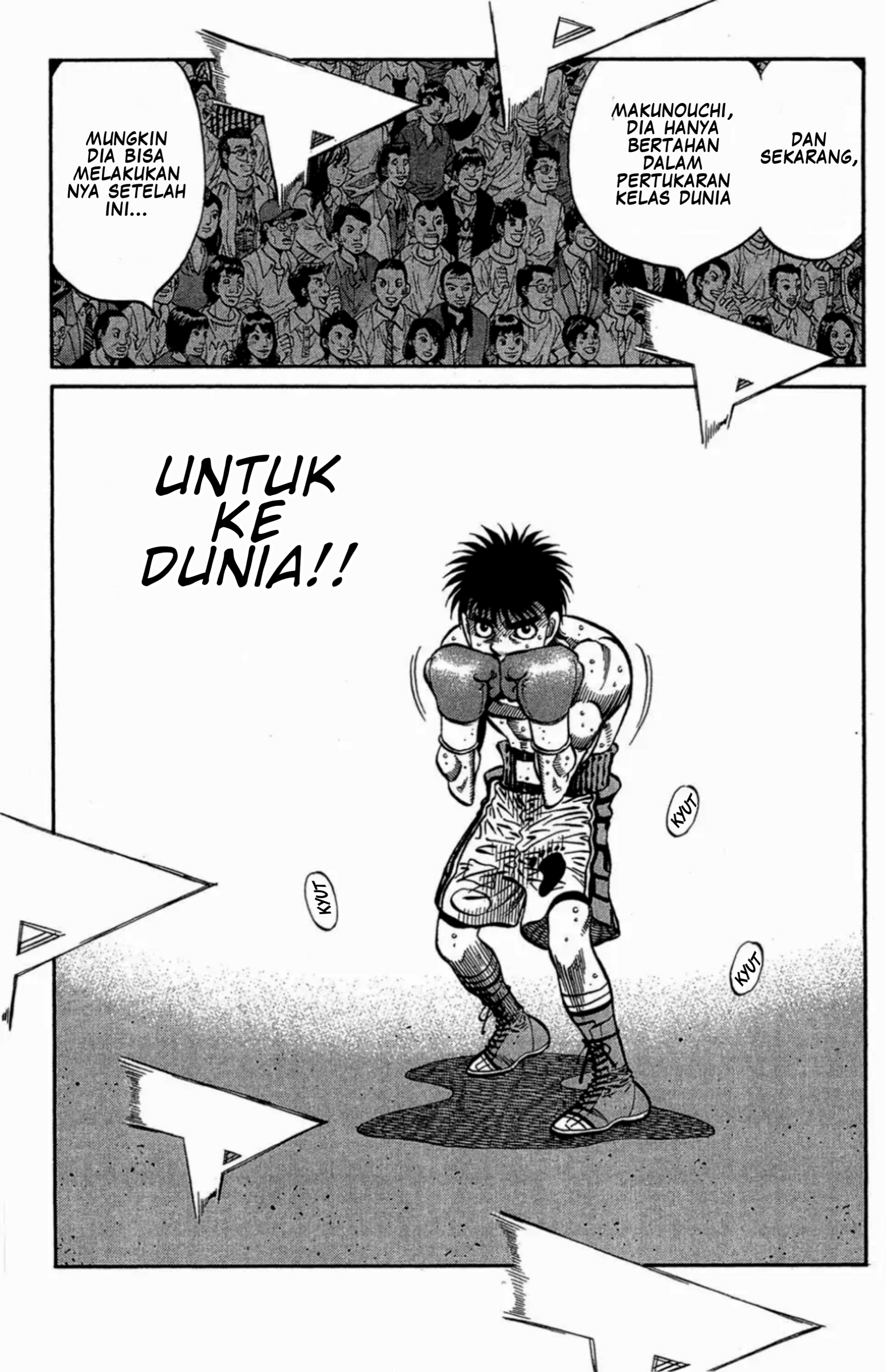 Hajime no Ippo Chapter 1035 - halaman 10